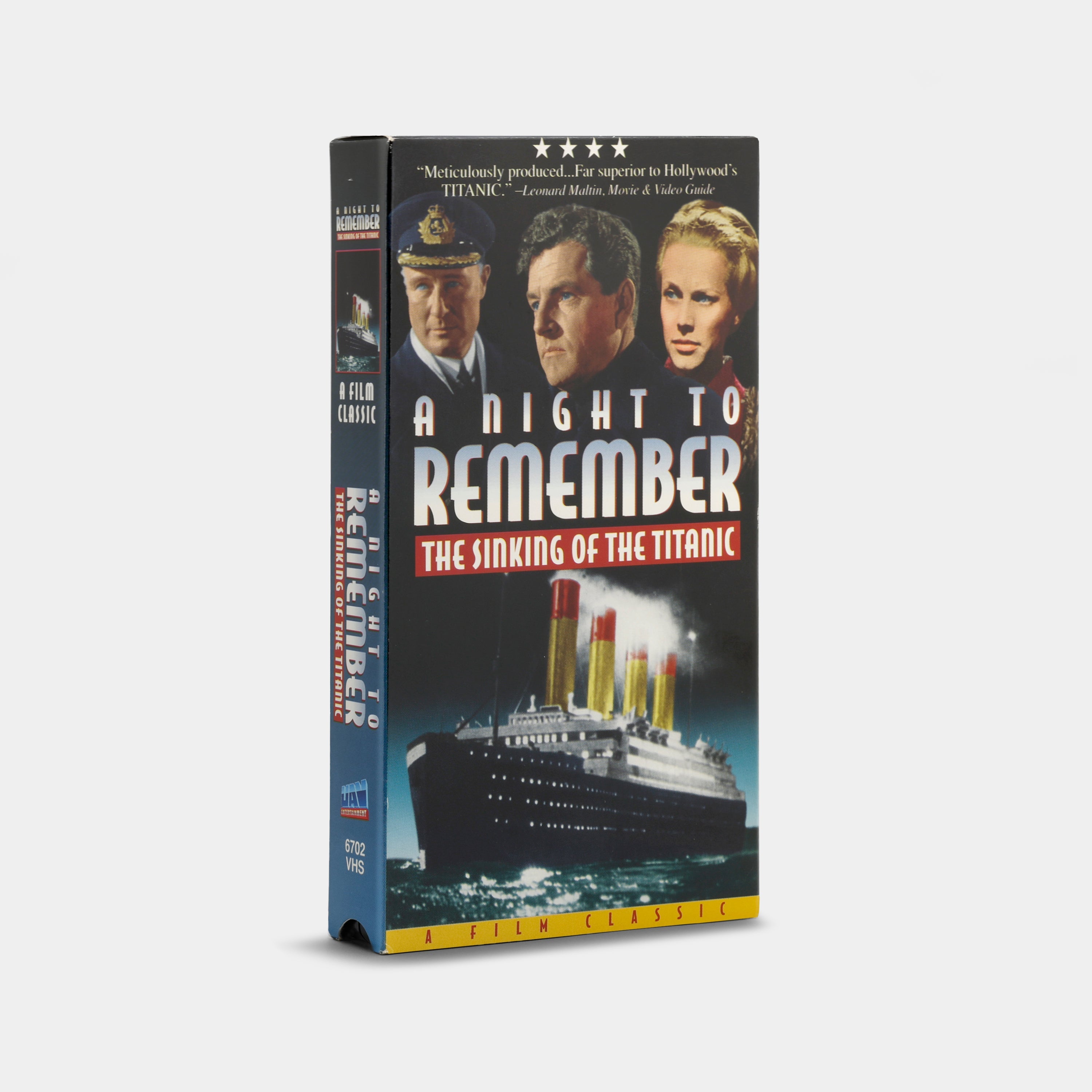 A Night to Remember VHS Tape