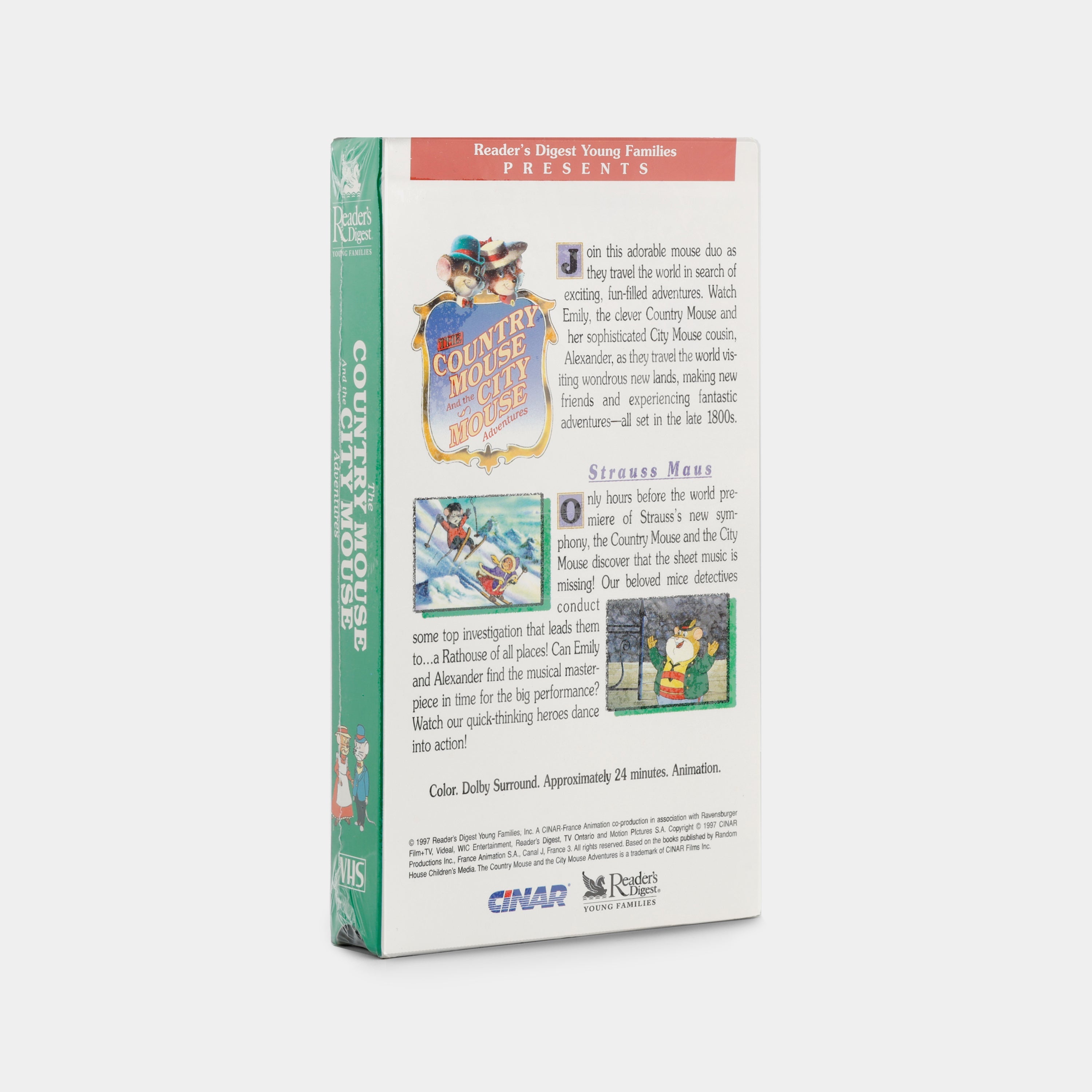 The Country Mouse and the City Mouse Adventures (Sealed) VHS Tape