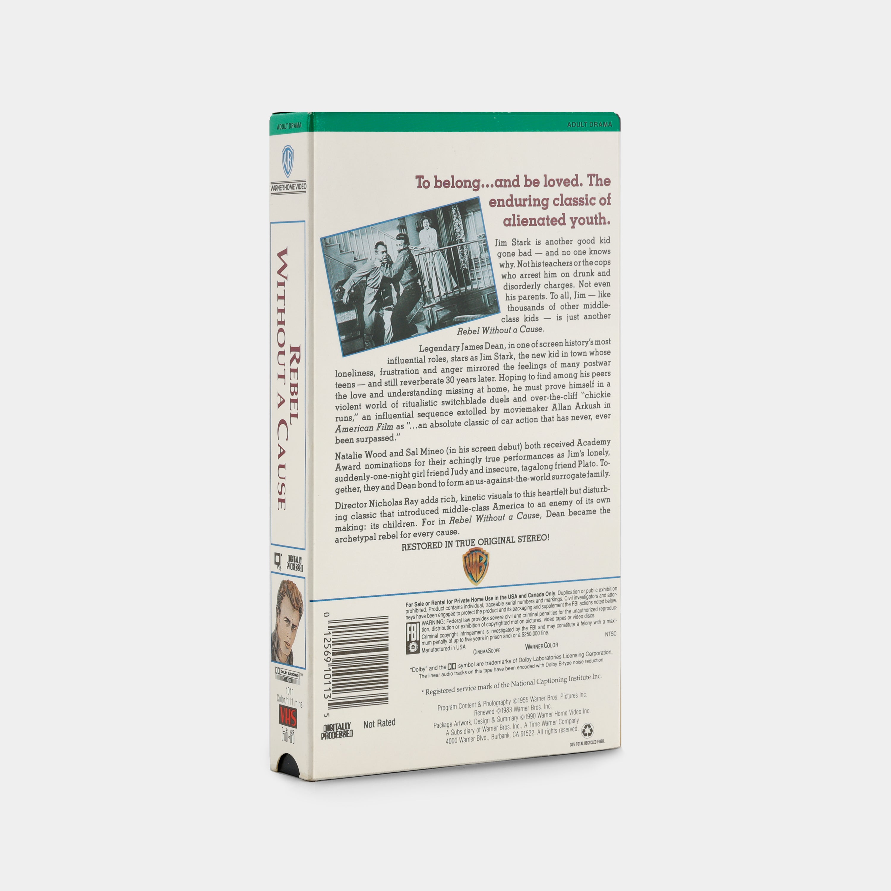 Rebel Without a Cause VHS Tape