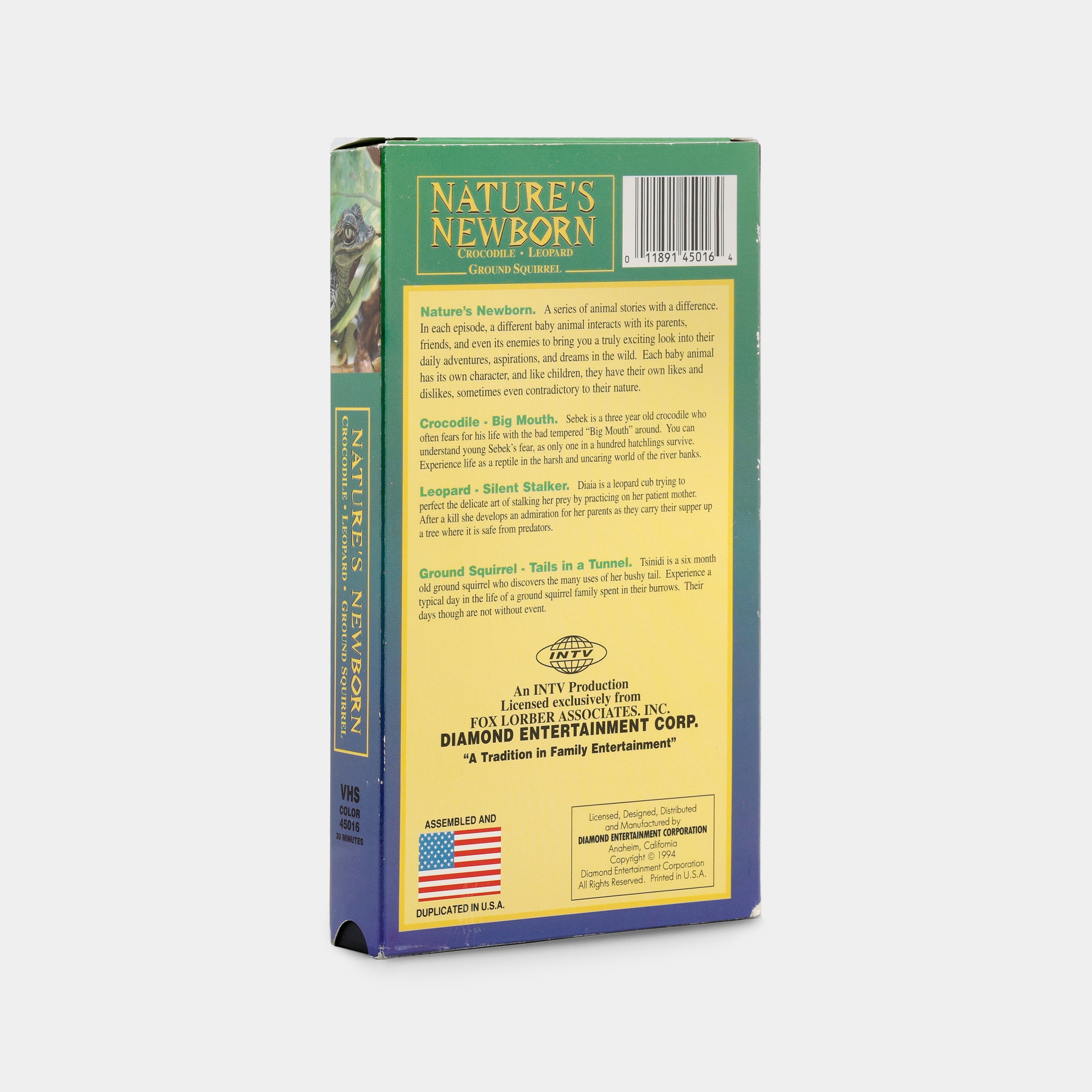 Nature's Newborn Vol 7 VHS Tape