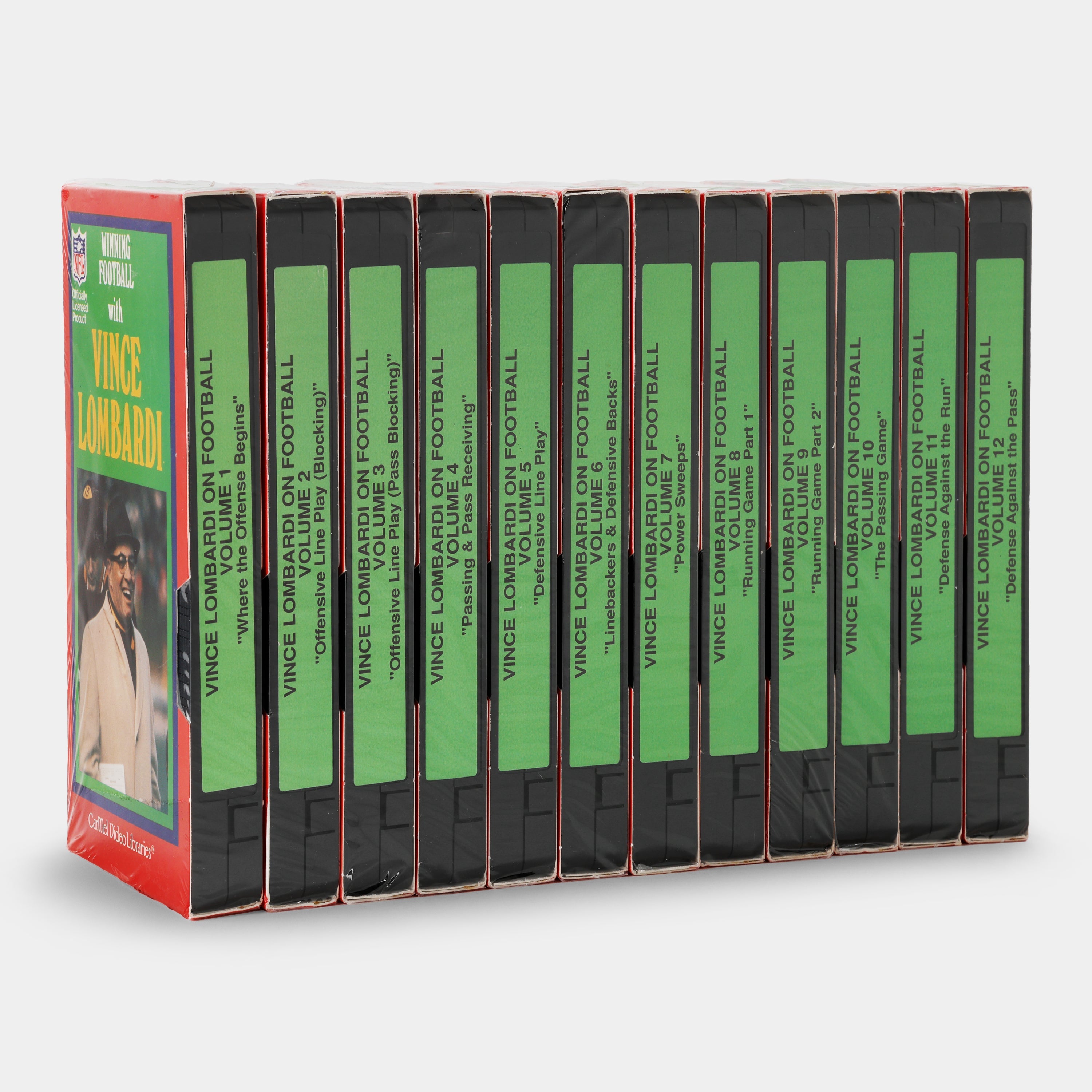 Vince Lombardi on Football (Individually Sealed) VHS Tape Set