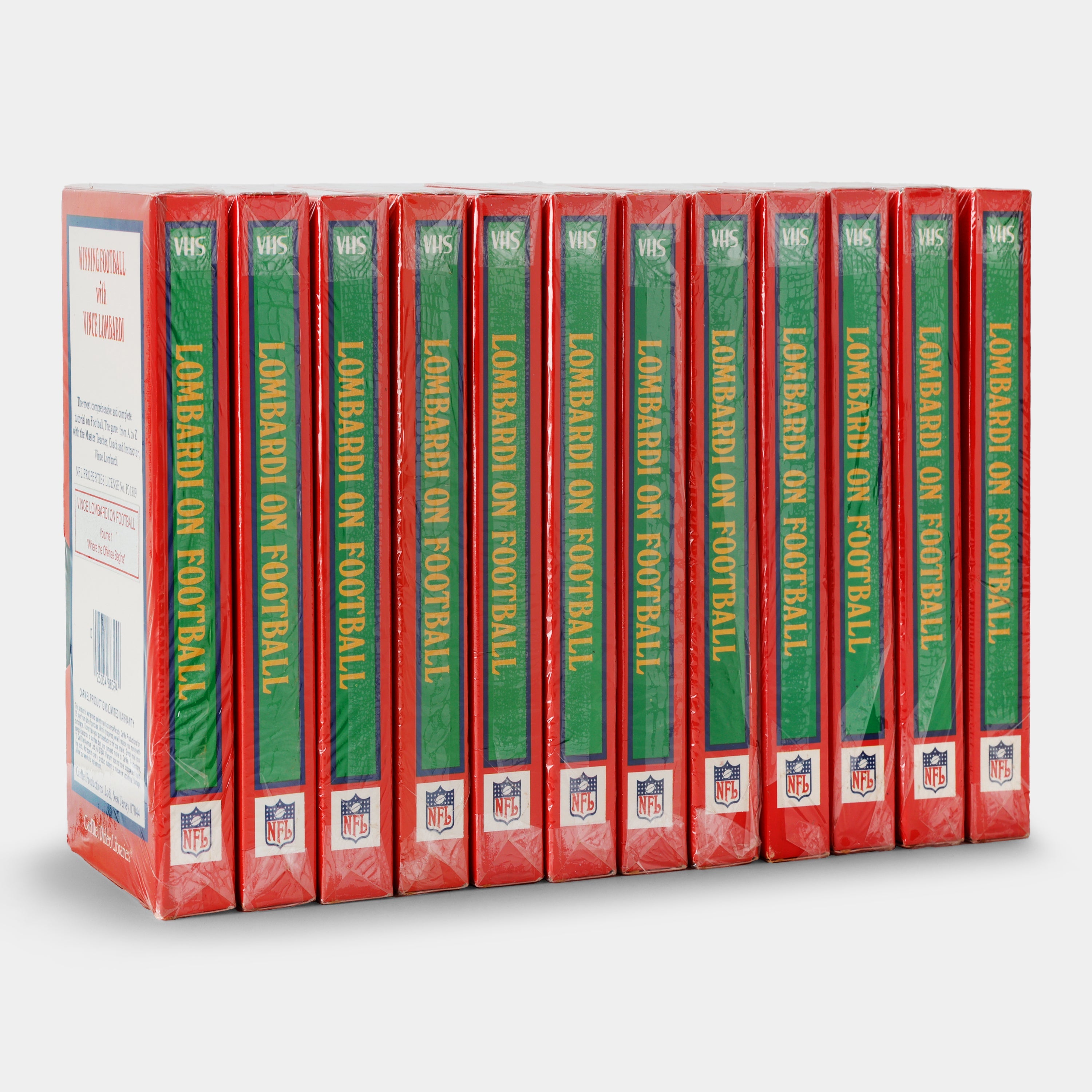 Vince Lombardi on Football (Individually Sealed) VHS Tape Set