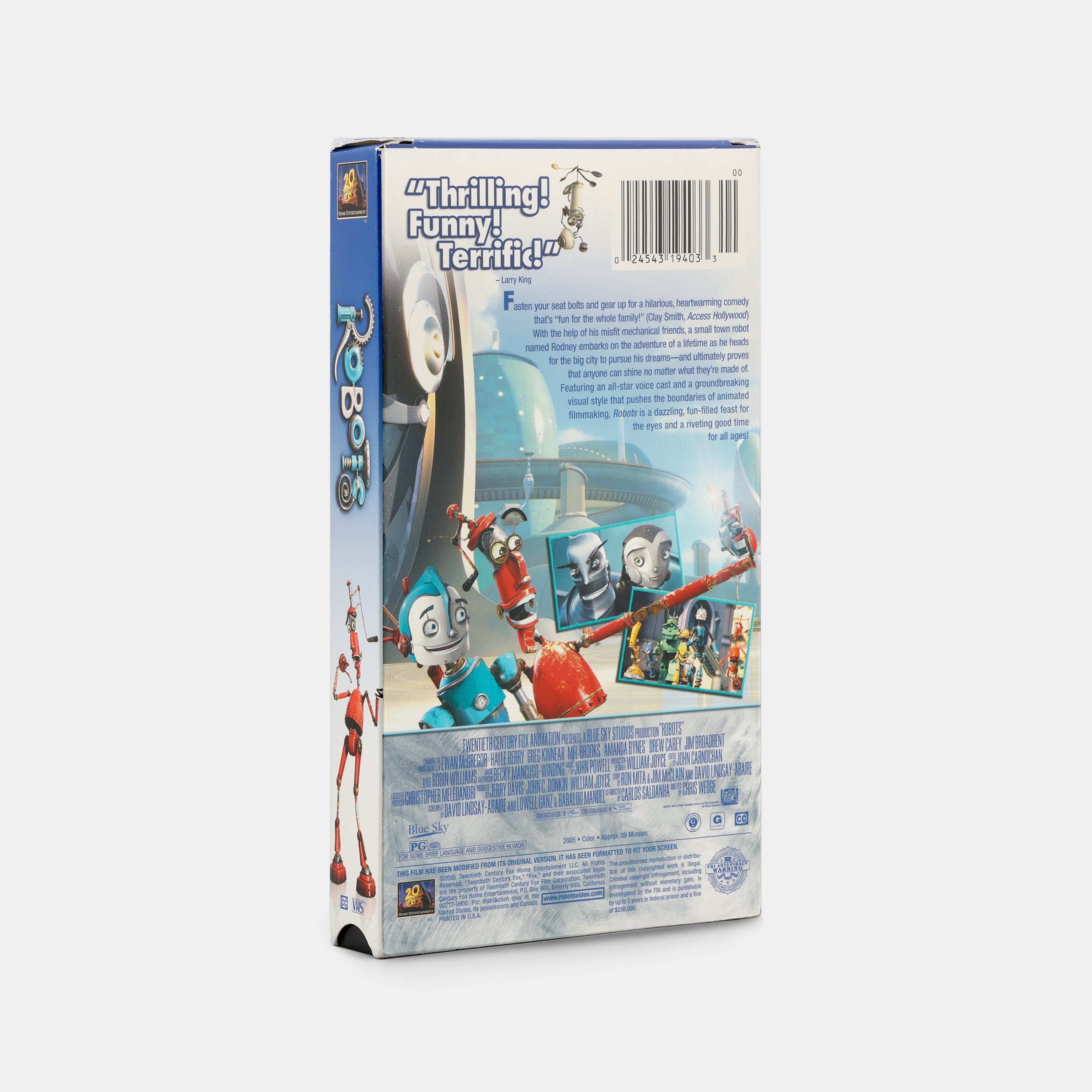 Robots VHS Tape