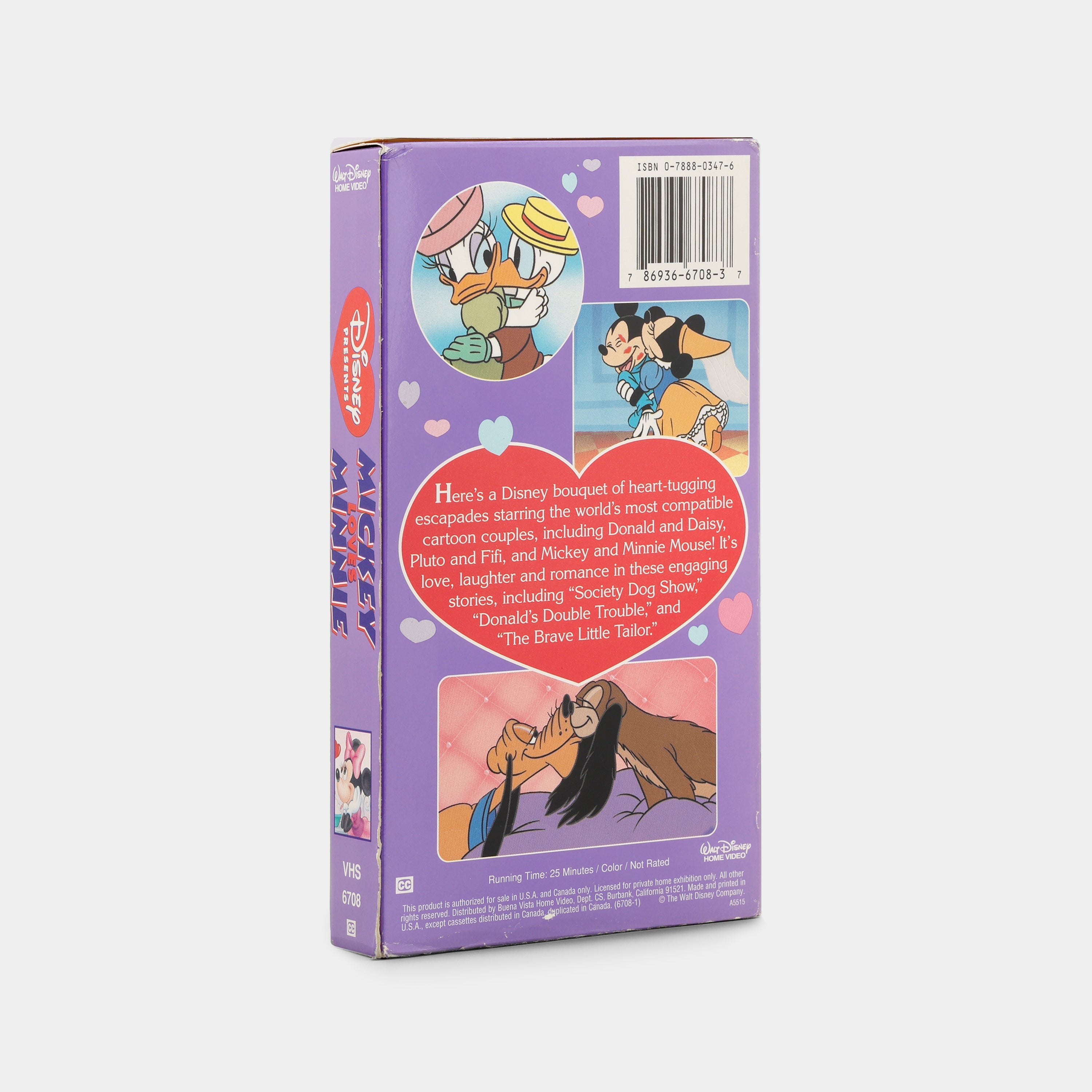 Mickey Loves Minnie VHS Tape