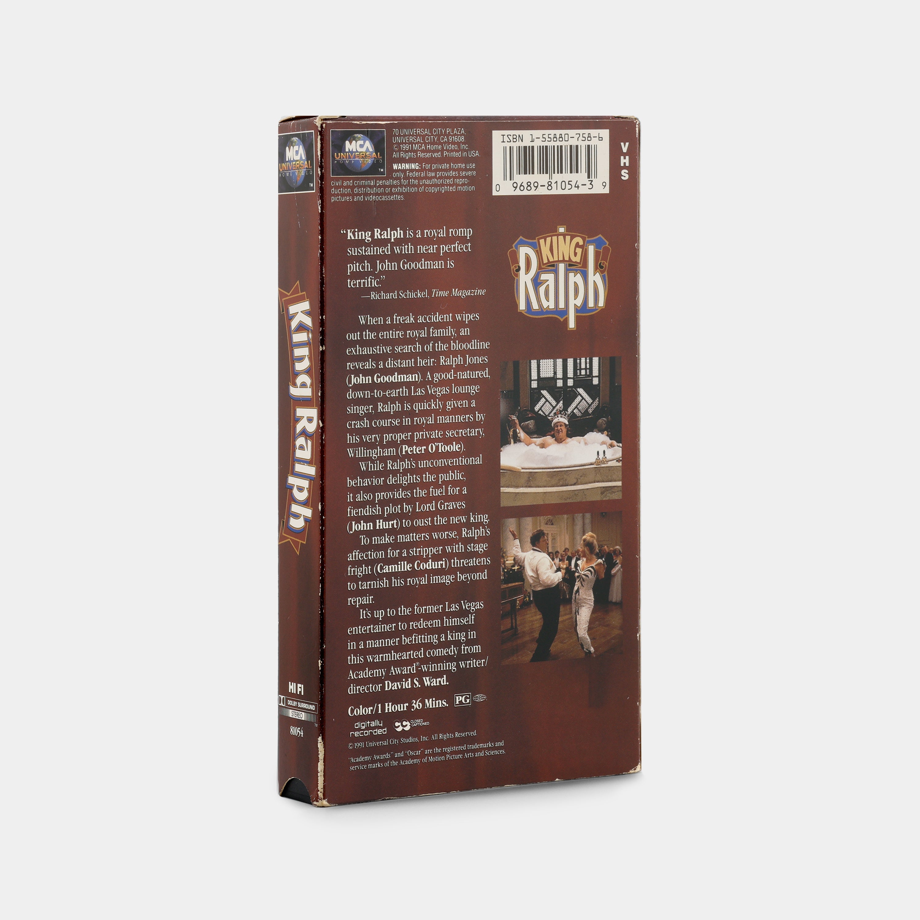 King Ralph VHS Tape