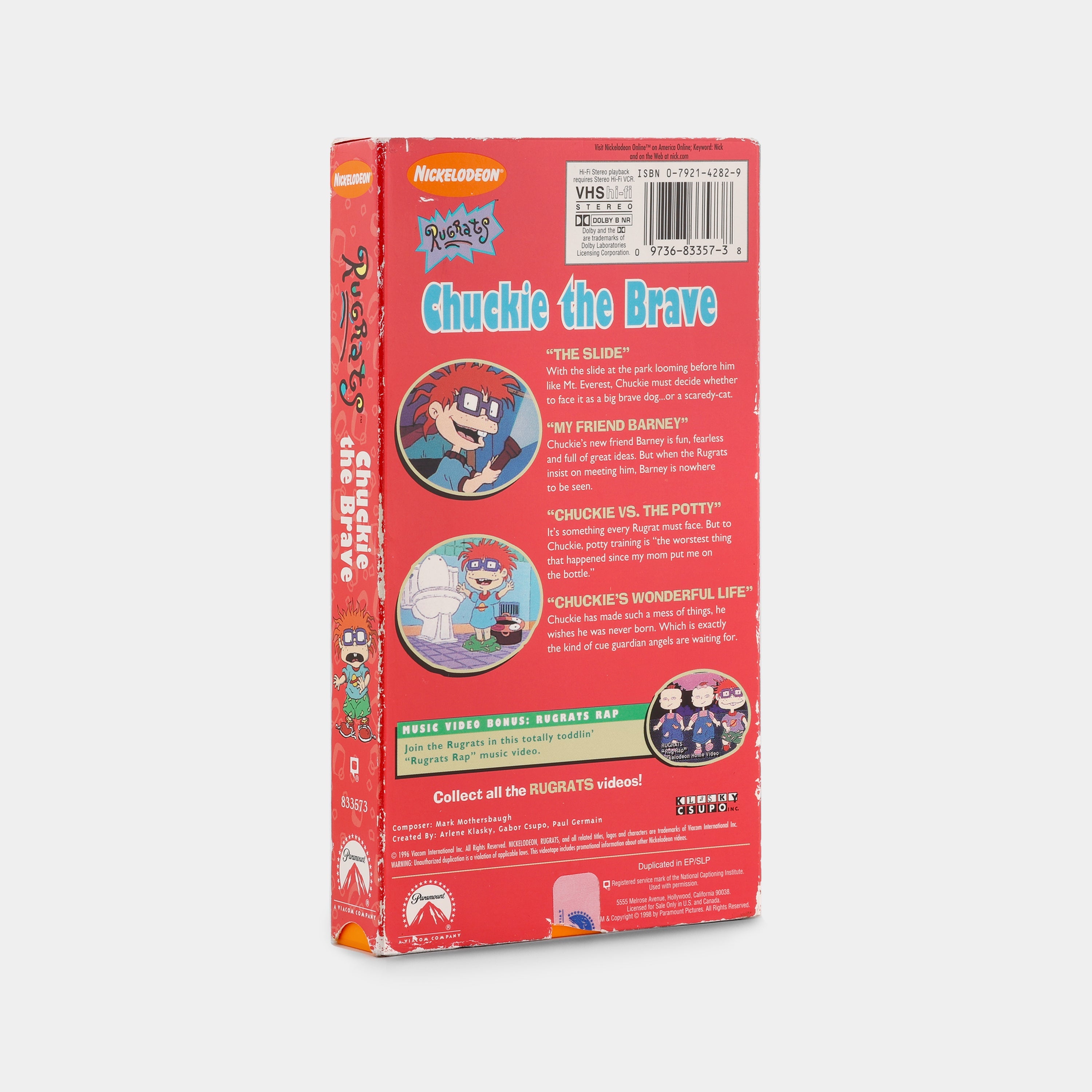 Rugrats: Chuckie the Brave VHS Tape