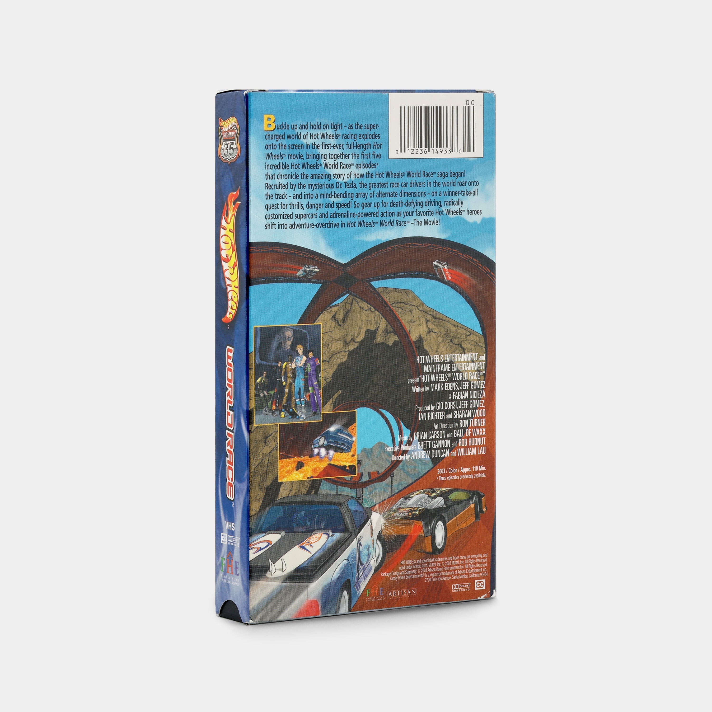 Hot Wheels: World Race VHS Tape