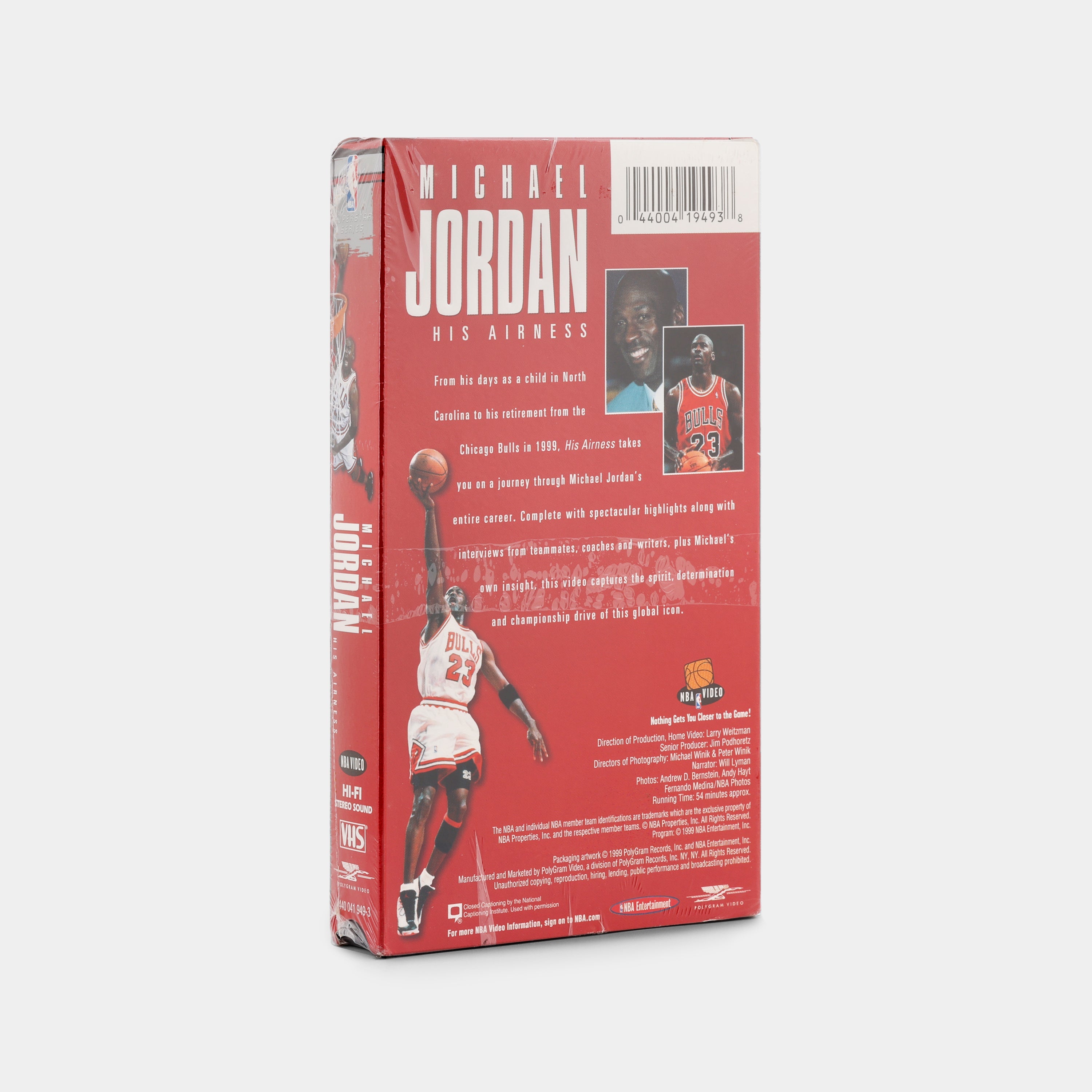 Michael Jordan: His Airness (Sealed) VHS Tape
