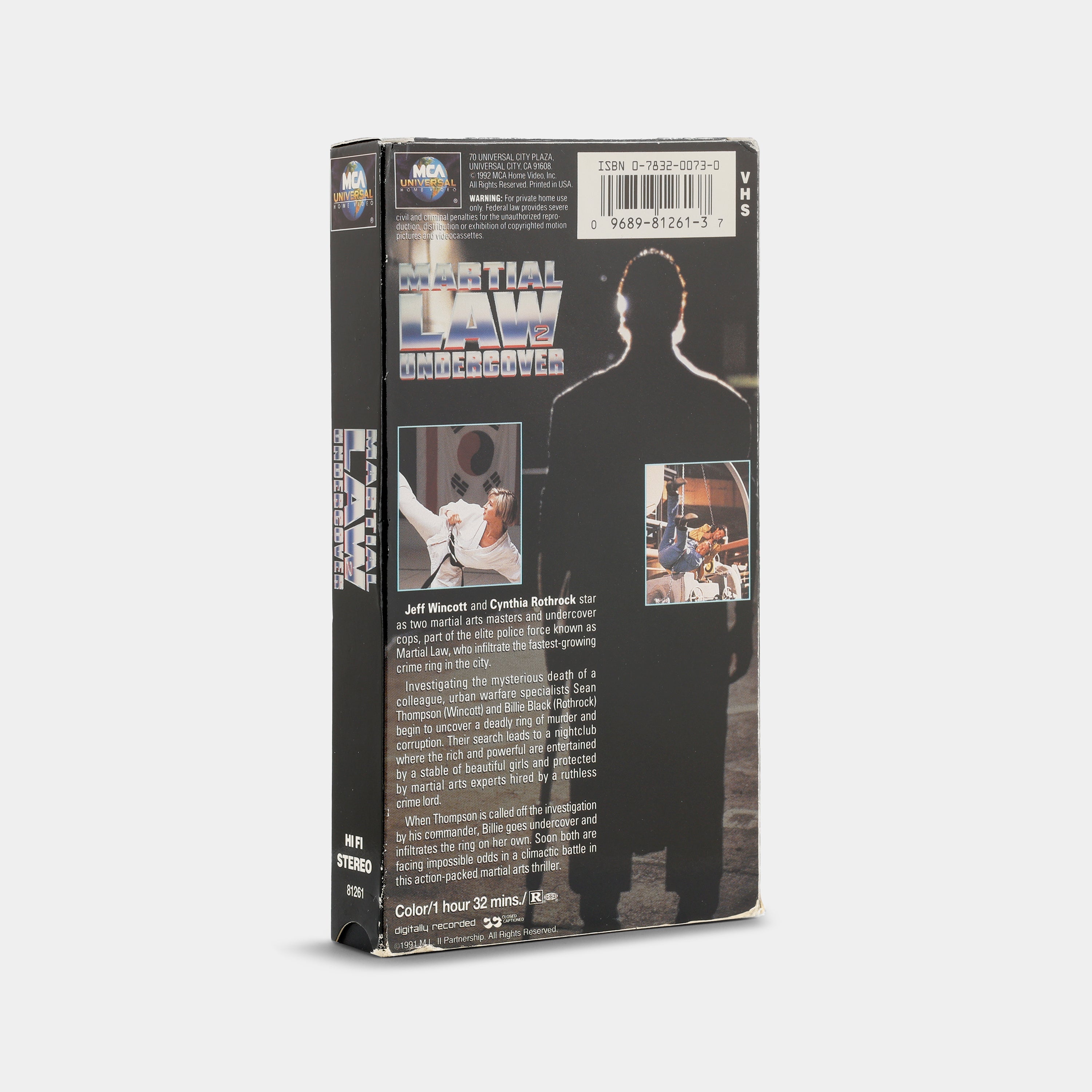Martial Law 2: Undercover VHS Tape