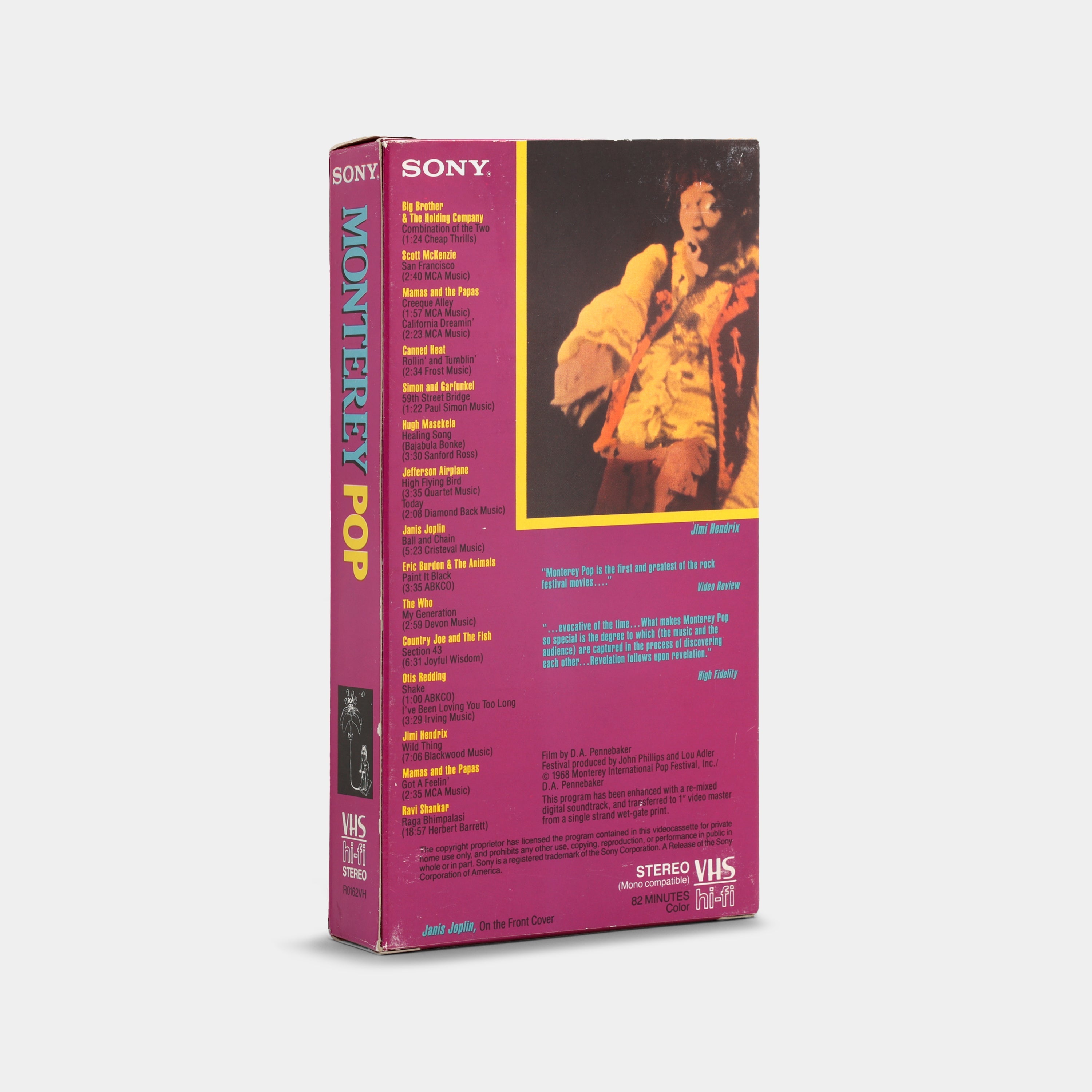 Monterey Pop VHS Tape