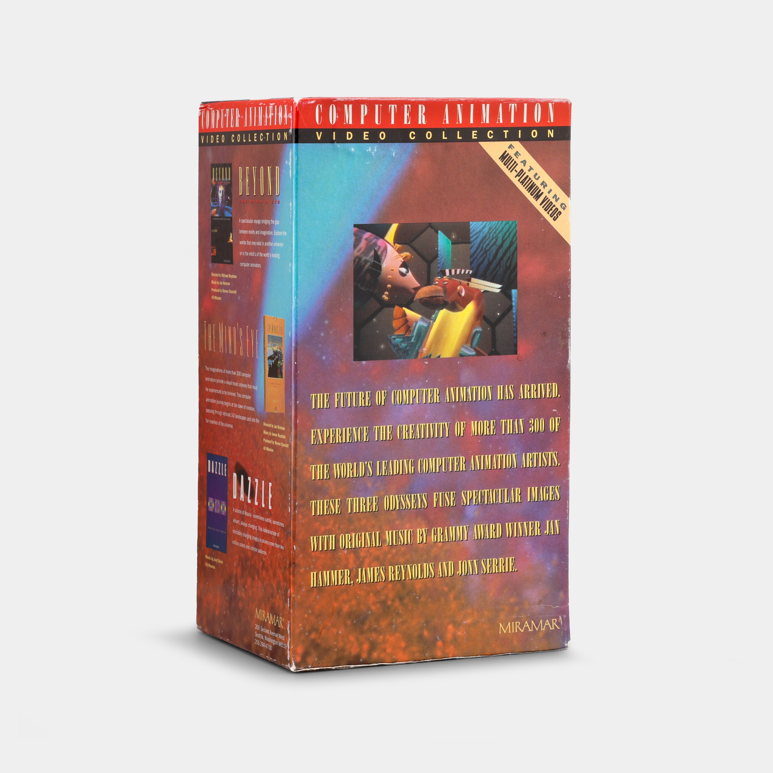 Computer Animation Video Collection VHS Tape Set