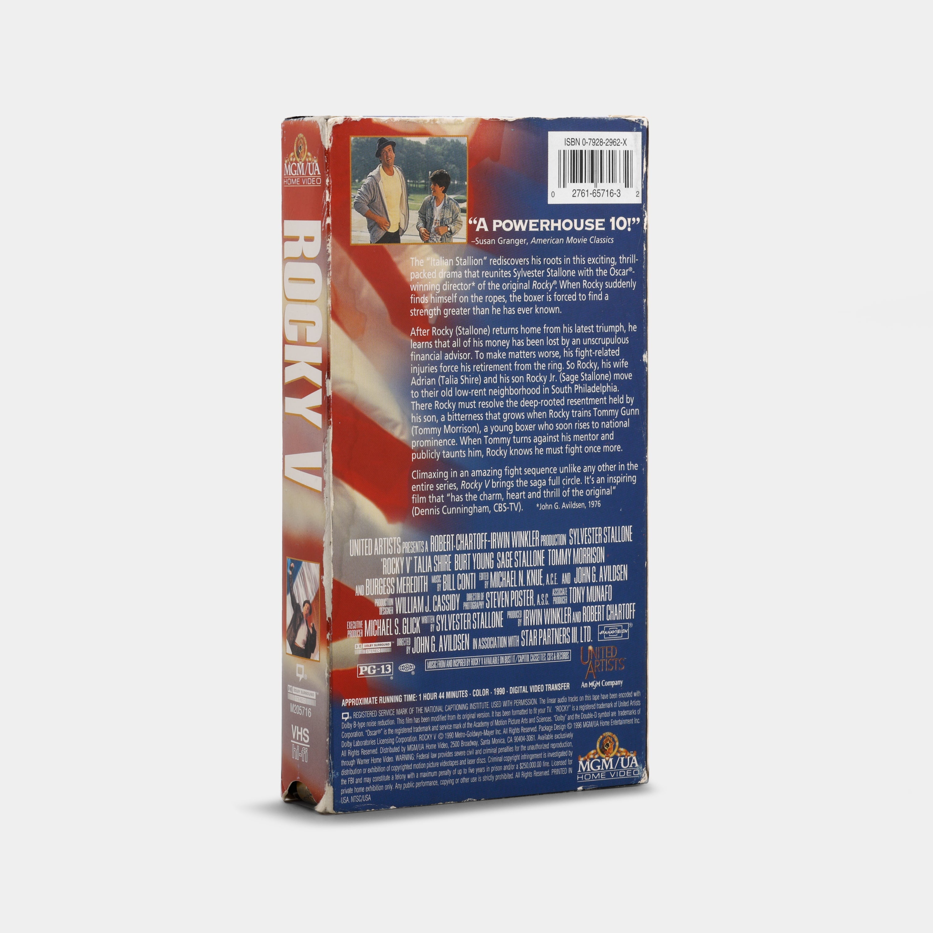 Rocky V VHS Tape