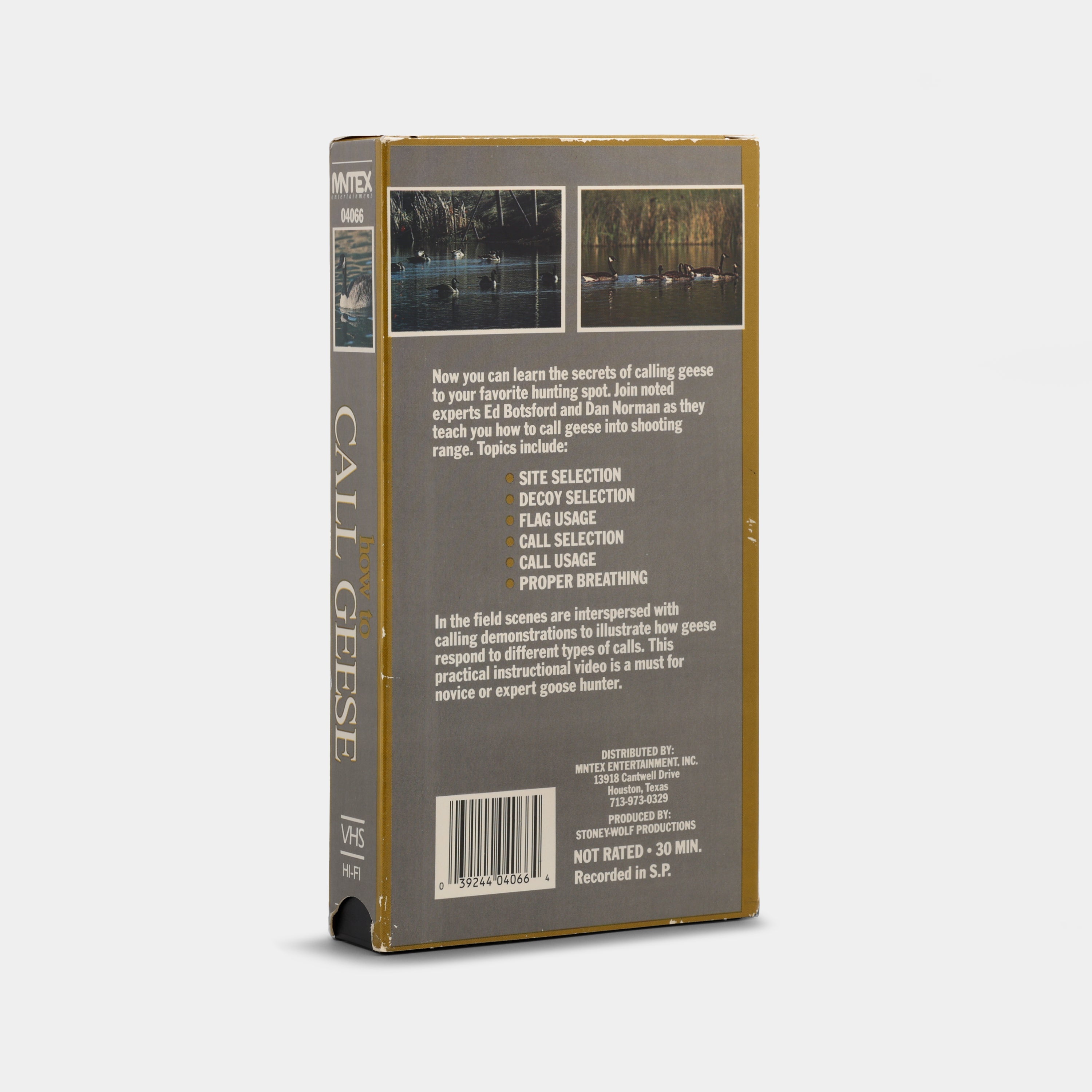 How to Call Geese VHS Tape