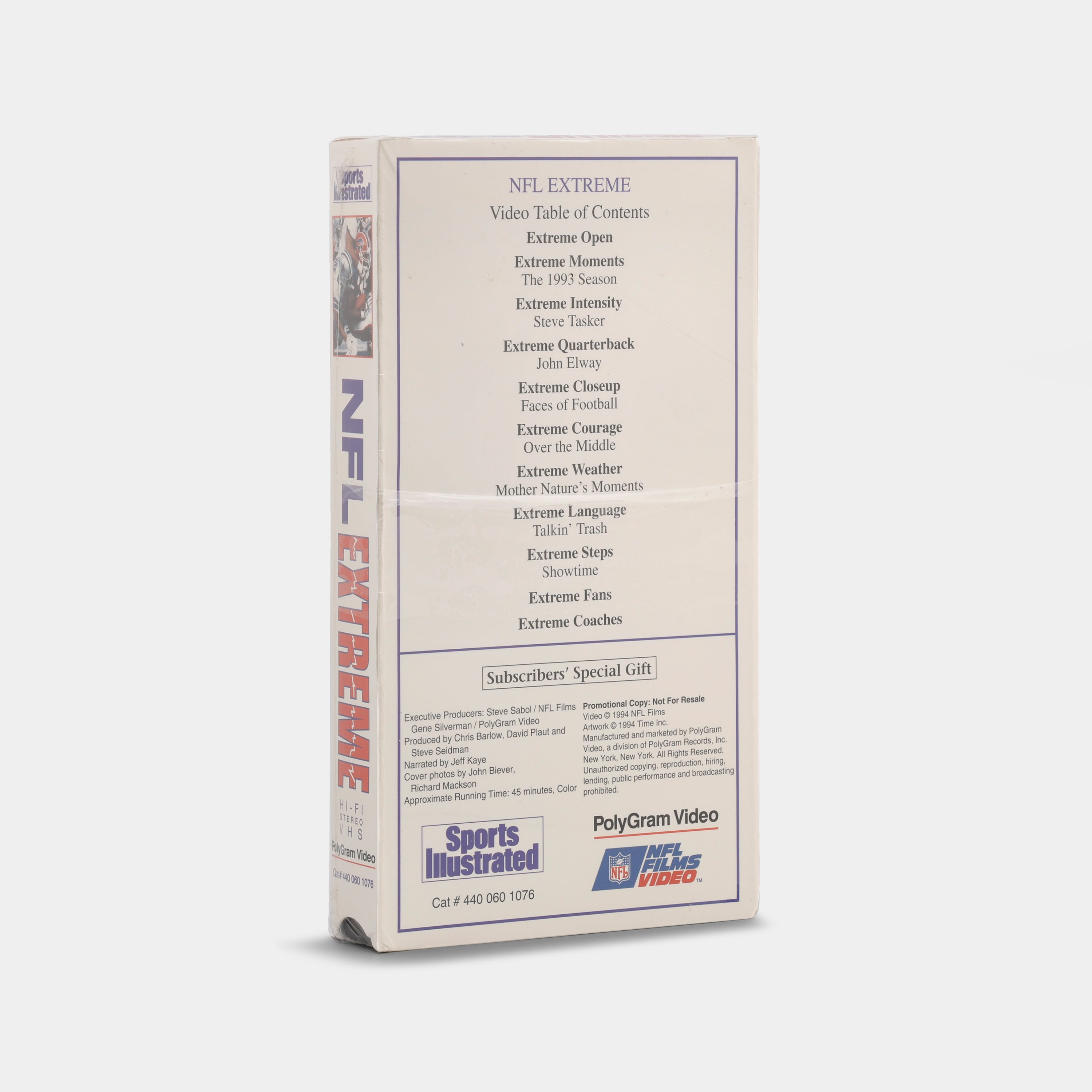 Sports Illustrated: NFL Extreme (Sealed) VHS Tape