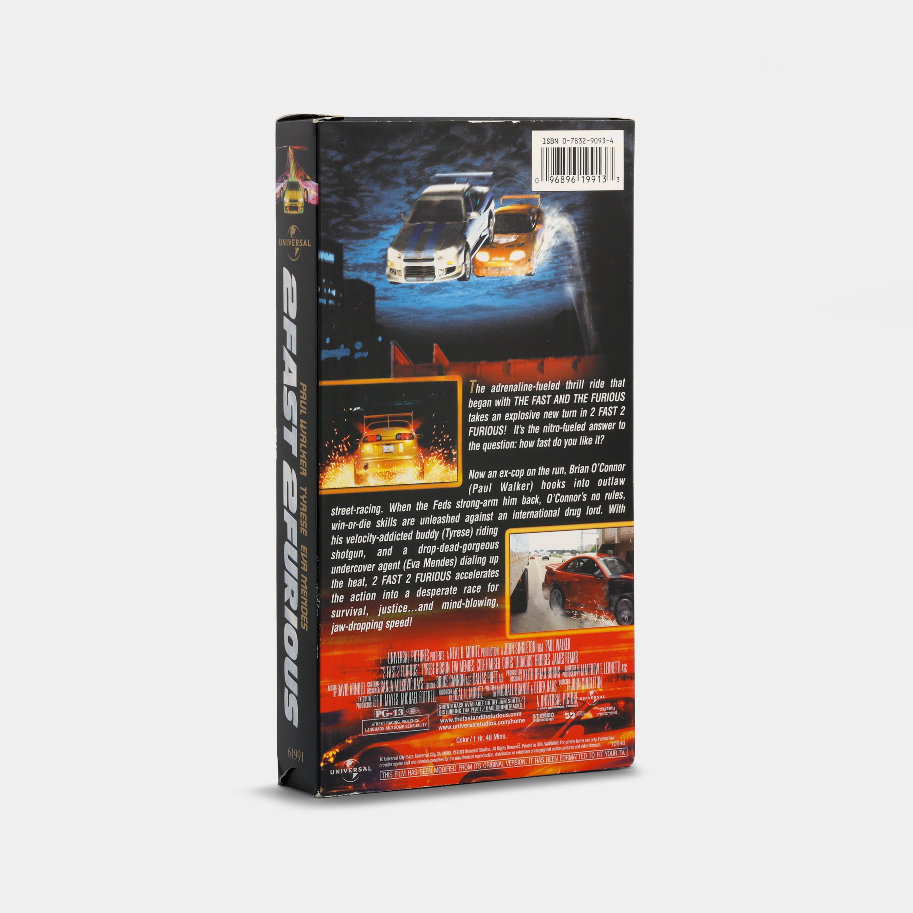 2 Fast 2 Furious VHS Tape
