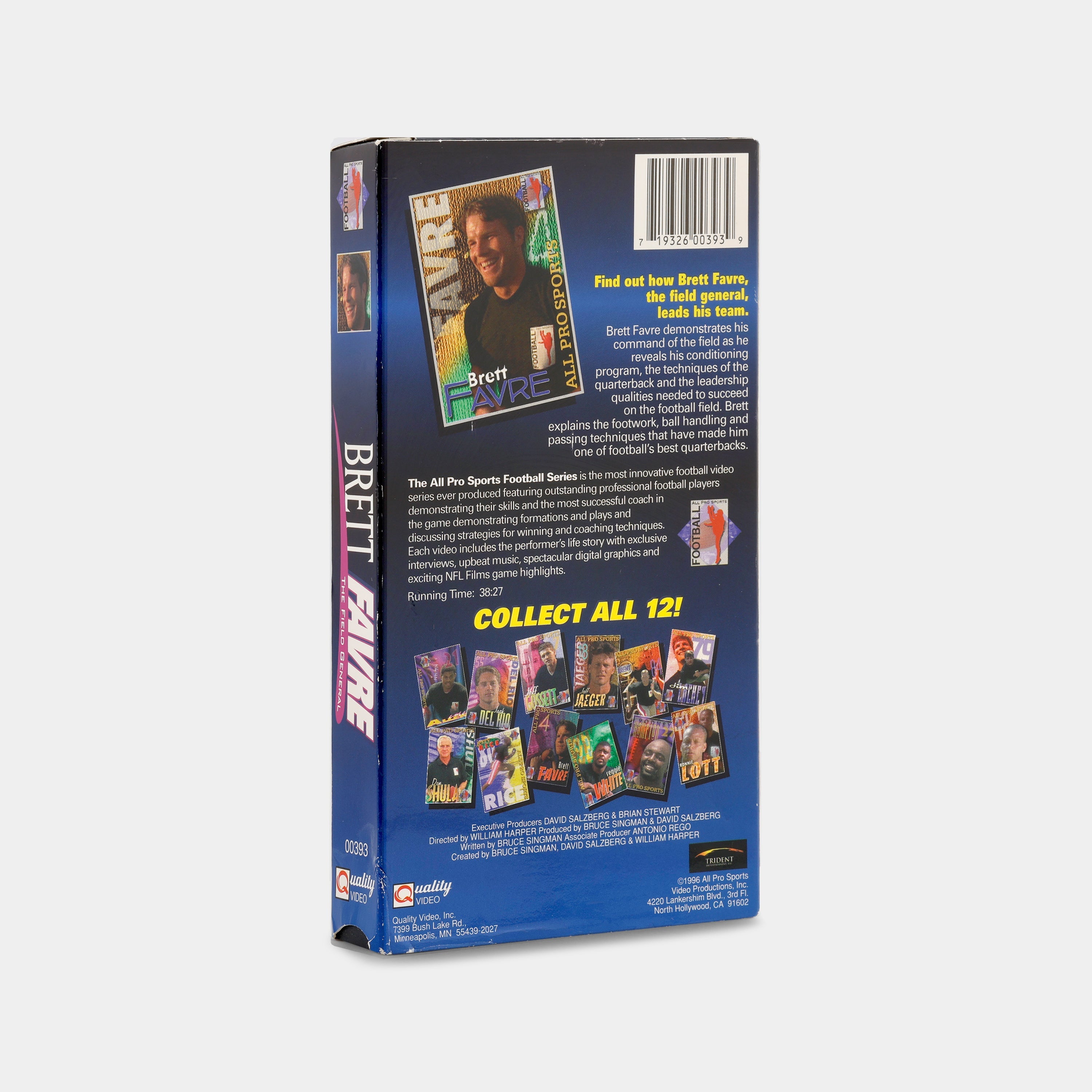 Brett Favre: The Field General VHS Tape