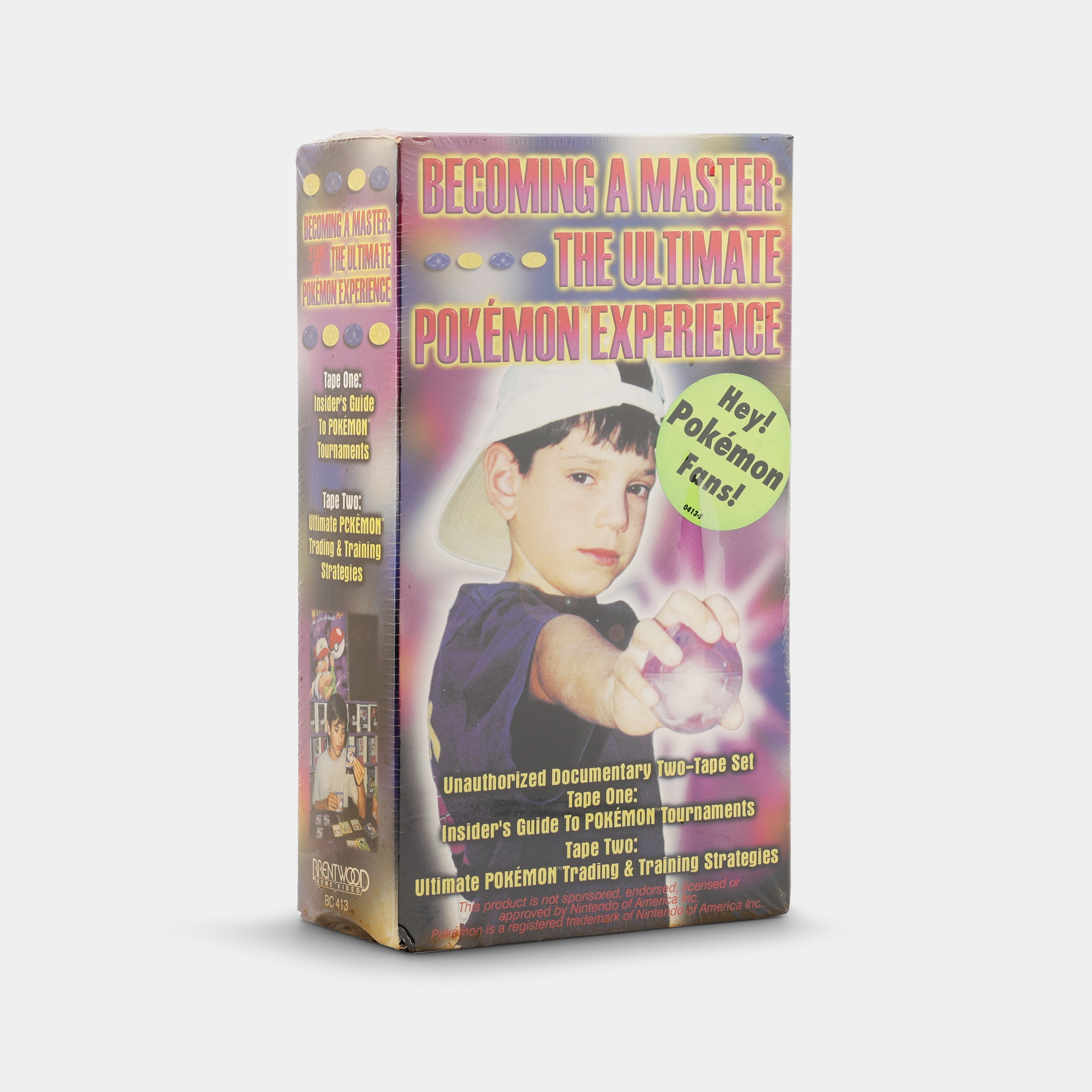 Becoming a Master: The Ultimate Pokémon Experience (Sealed) VHS Tape Set