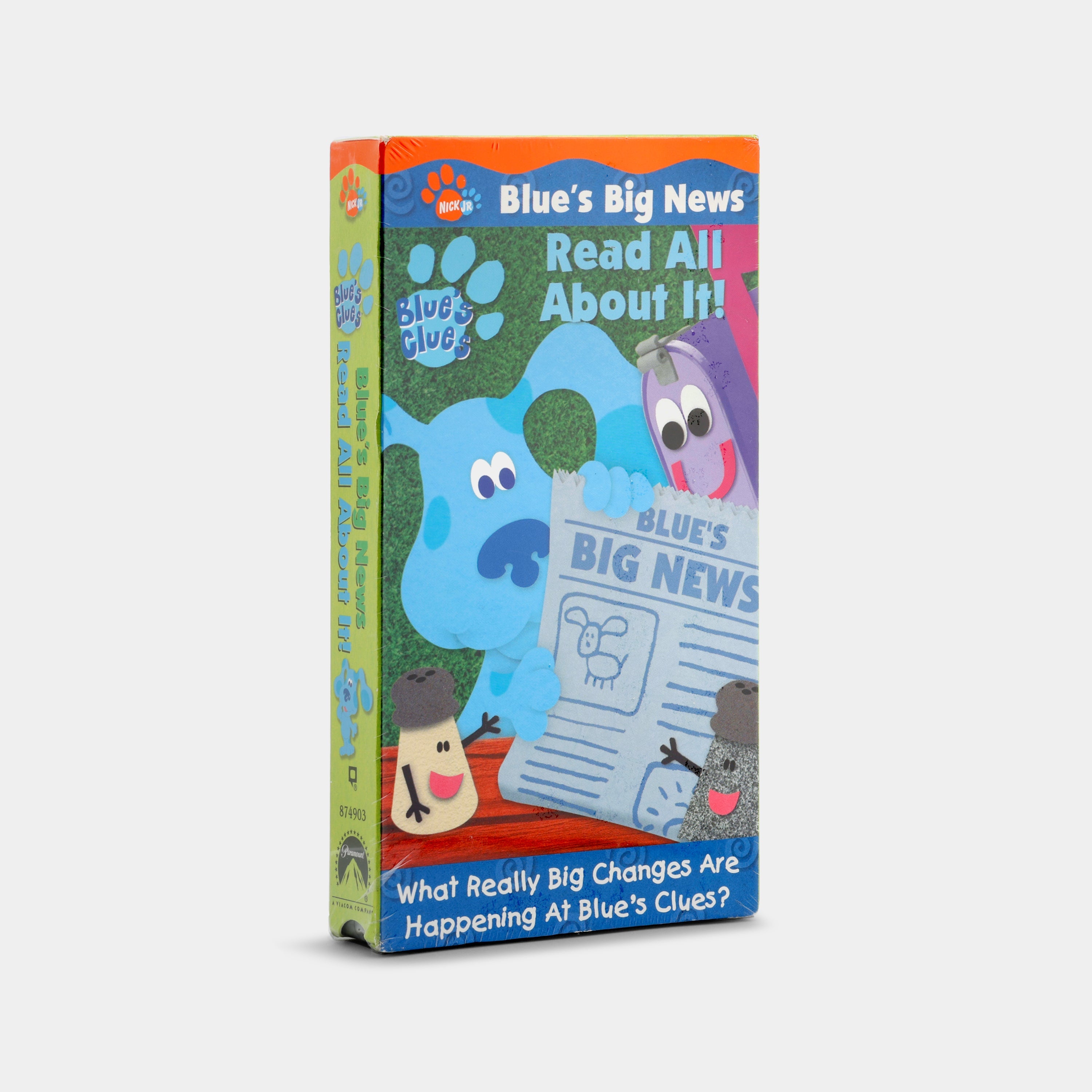 Blue's Clues: Blue's Big News / Read All About It (Sealed) VHS Tape