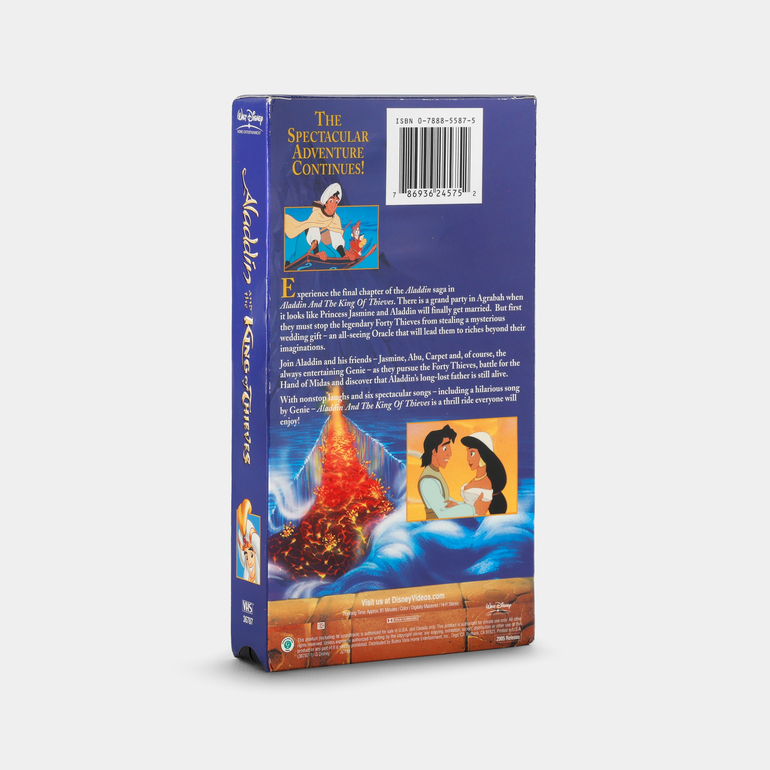 Aladdin and the King of Thieves VHS Tape