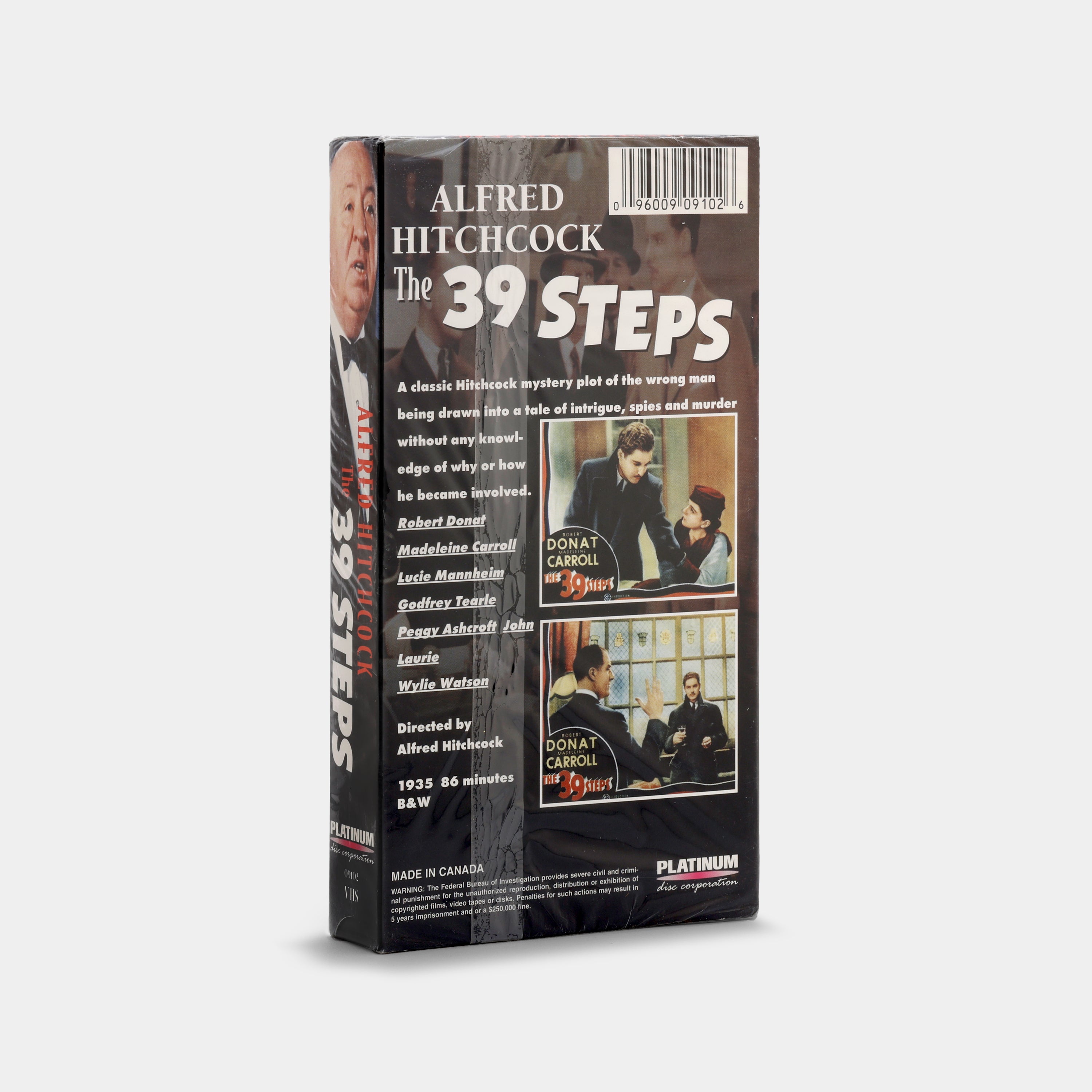 The Thirty Nine Steps (Sealed) VHS Tape