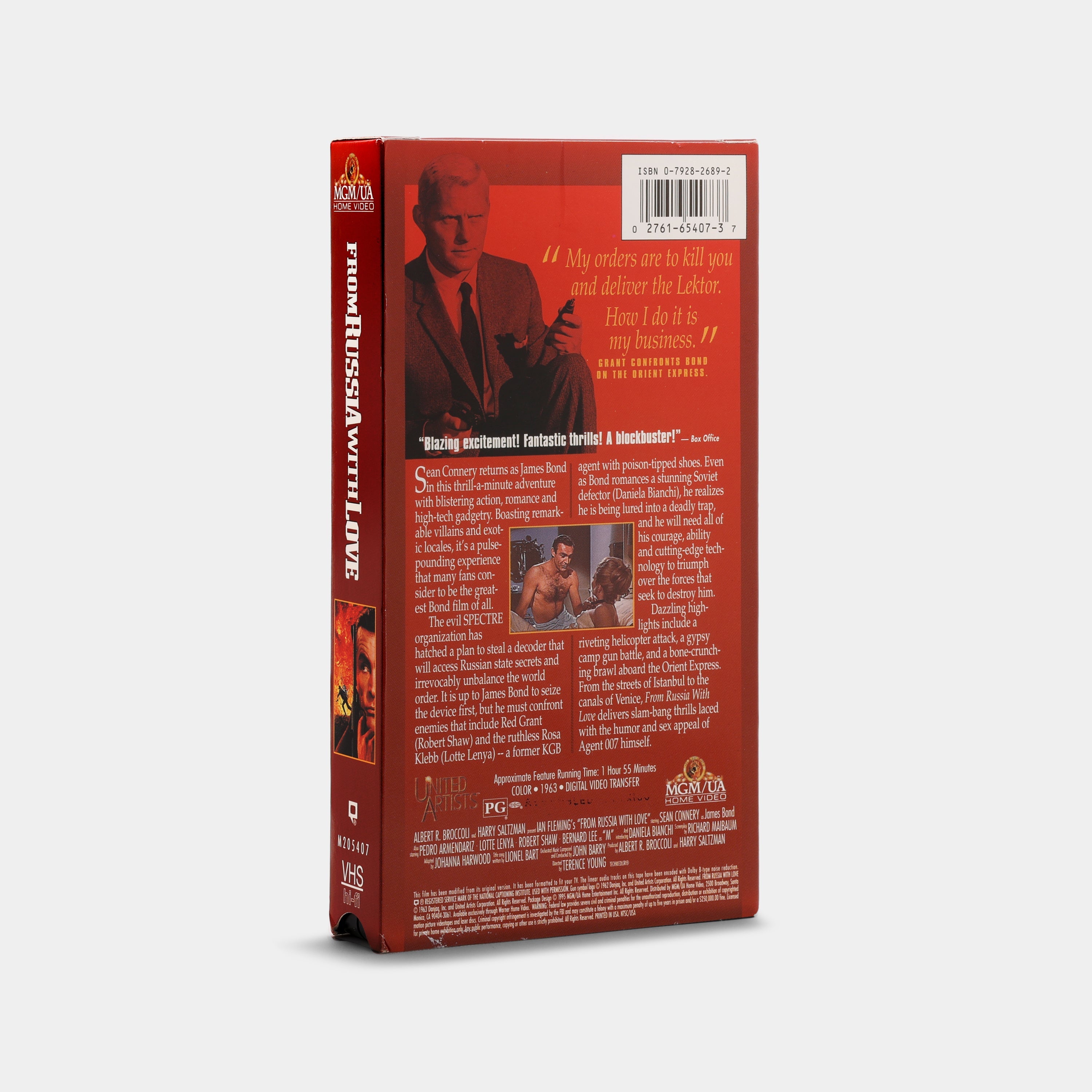 James Bond 007: From Russia with Love VHS Tape