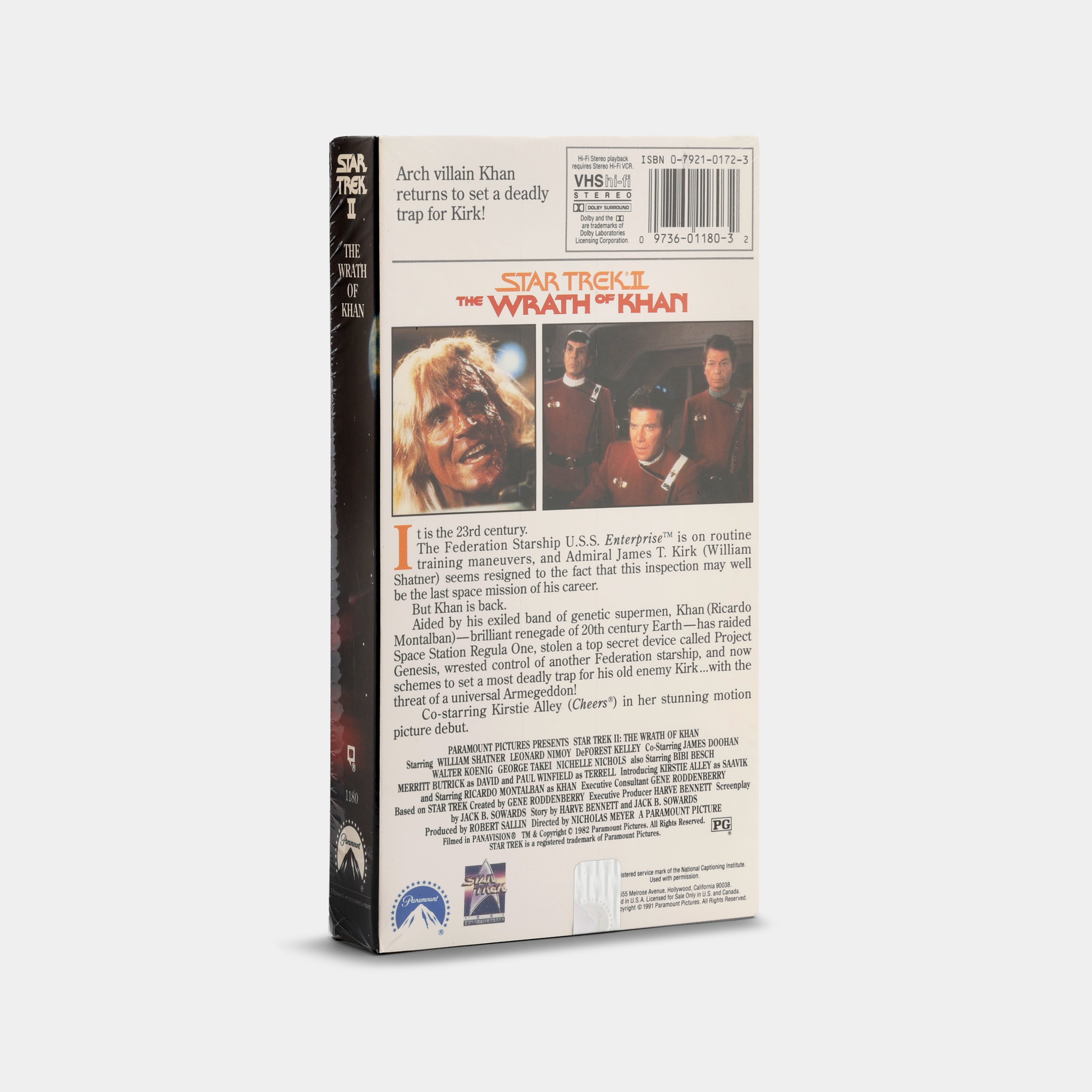 Star Trek II: The Wrath of Khan (Sealed) VHS Tape
