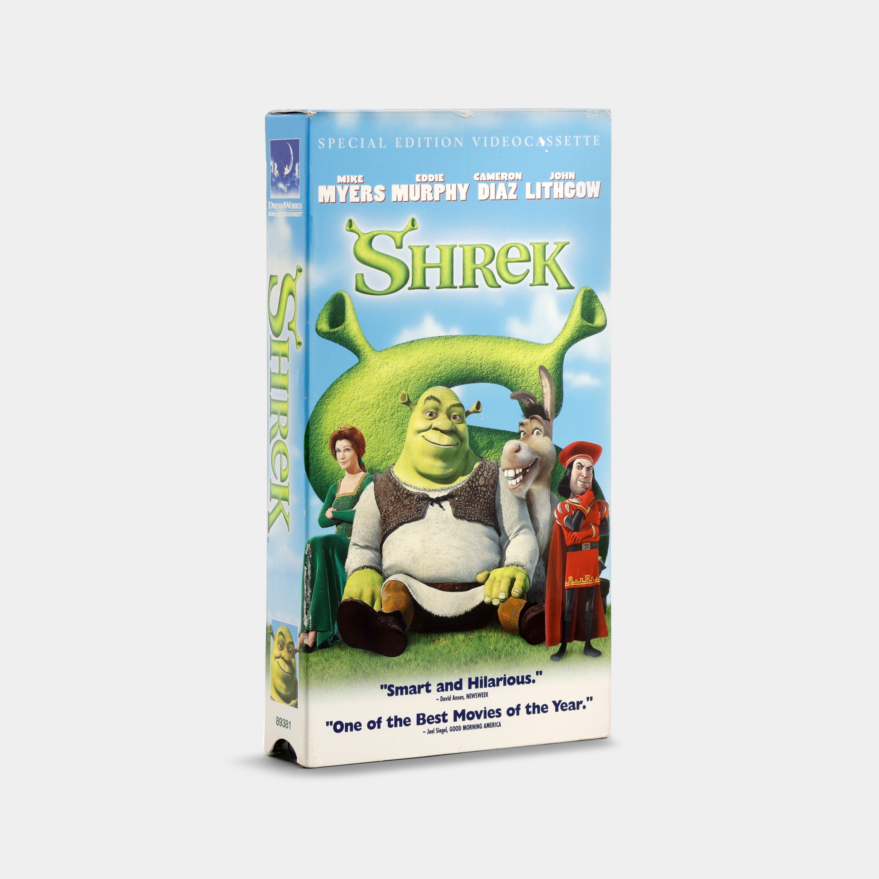 Shrek VHS Tape