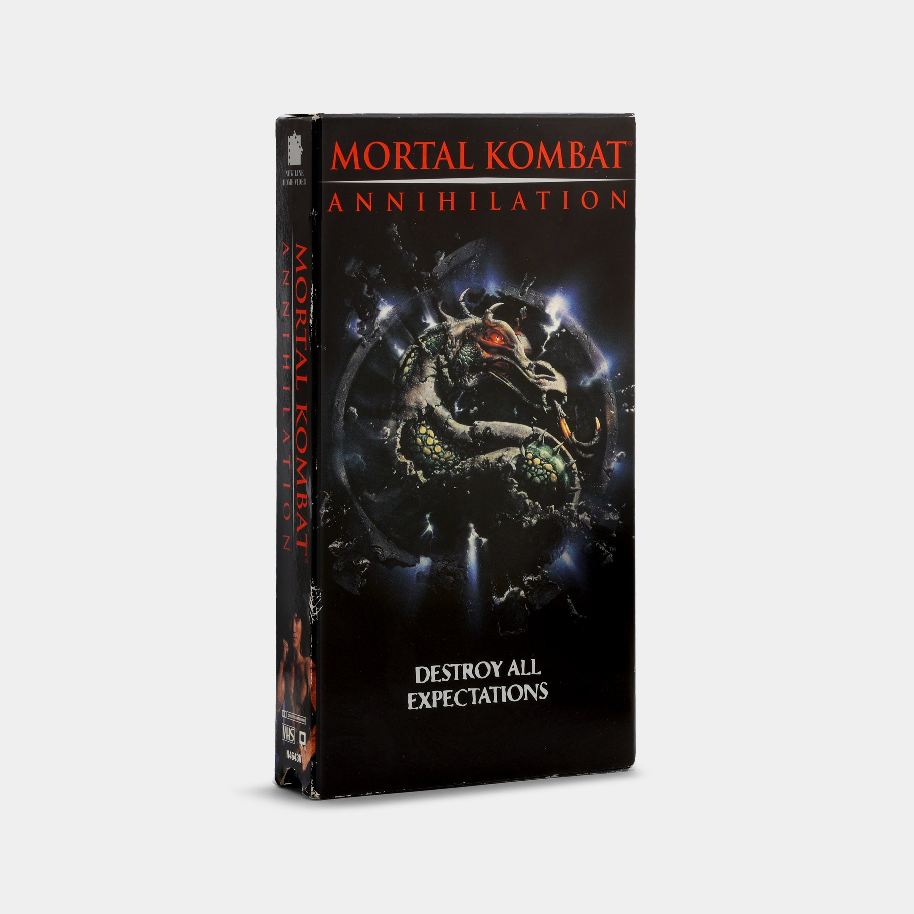Mortal Kombat Annihilation VHS Tape