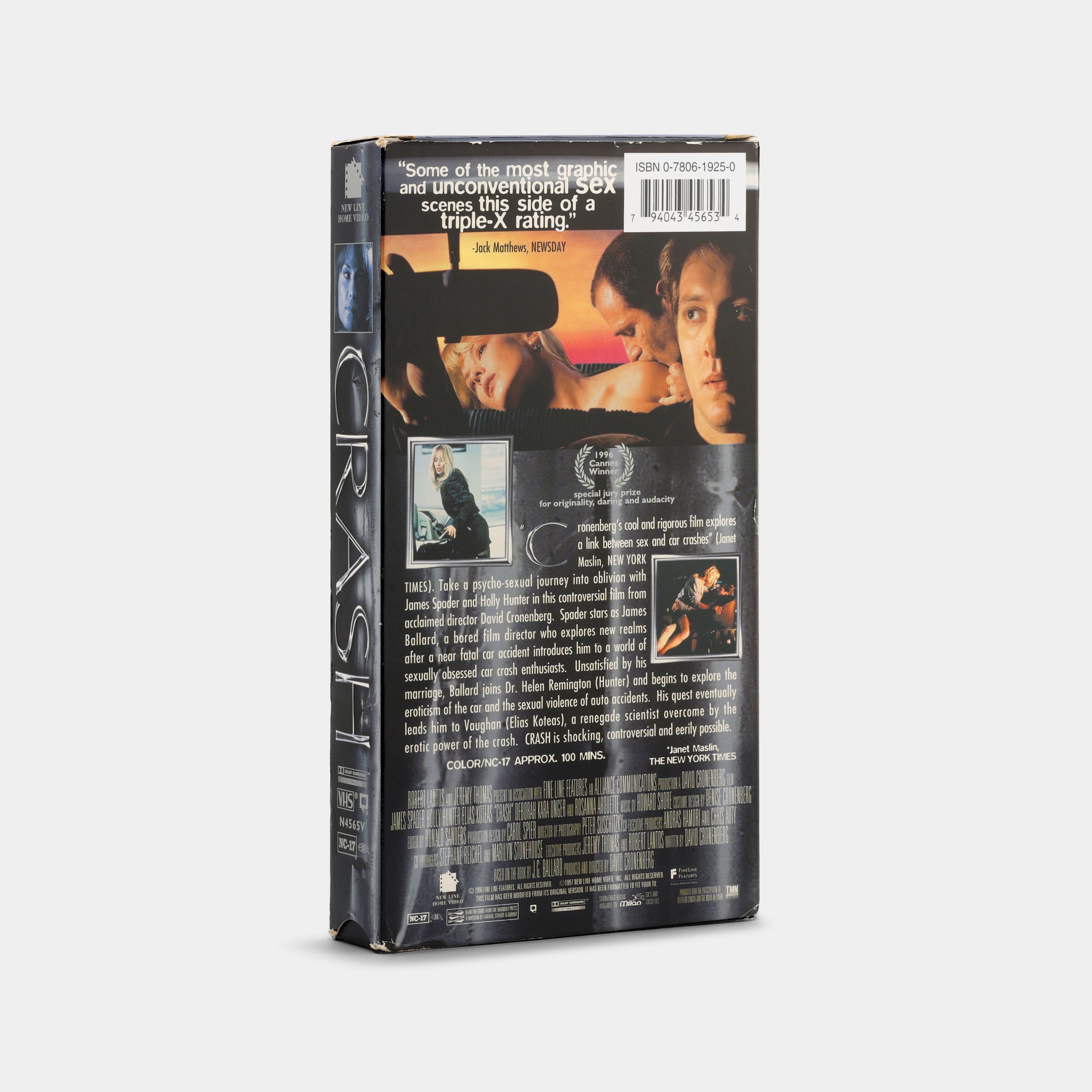 Crash (Controversial Uncut Version) VHS Tape Crash (Controversial Uncut Version) VHS Tape