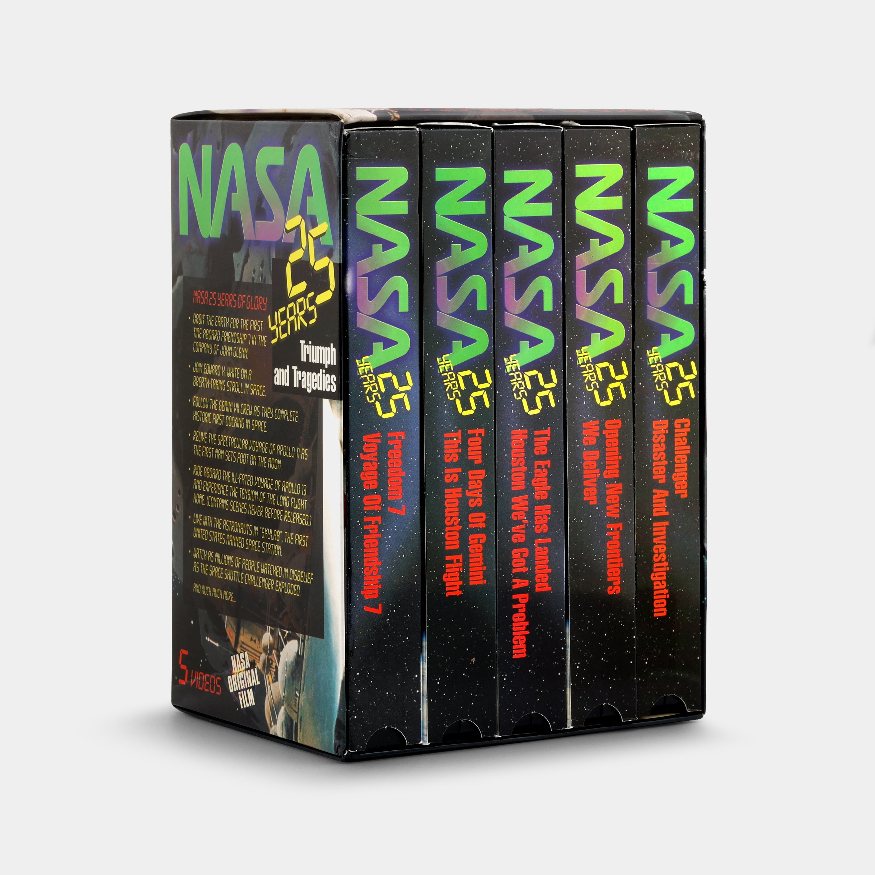 NASA 25 Years: Triumph and Tragedies VHS Tape