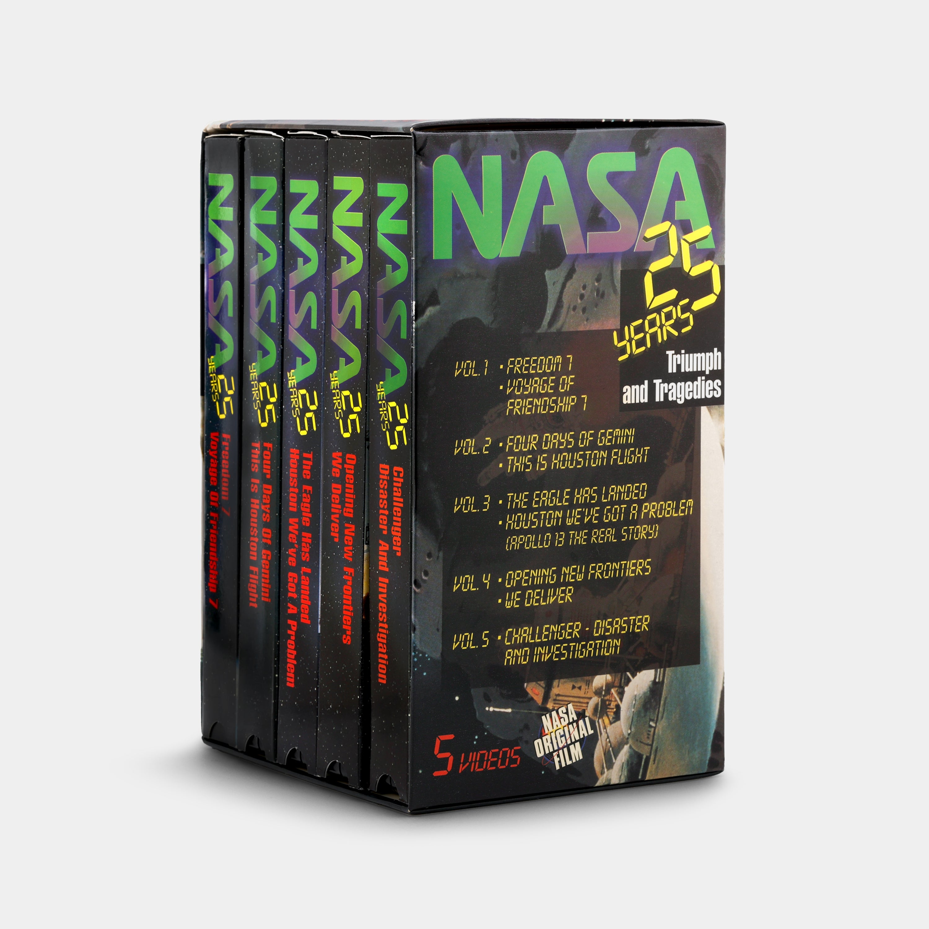 NASA 25 Years: Triumph and Tragedies VHS Tape