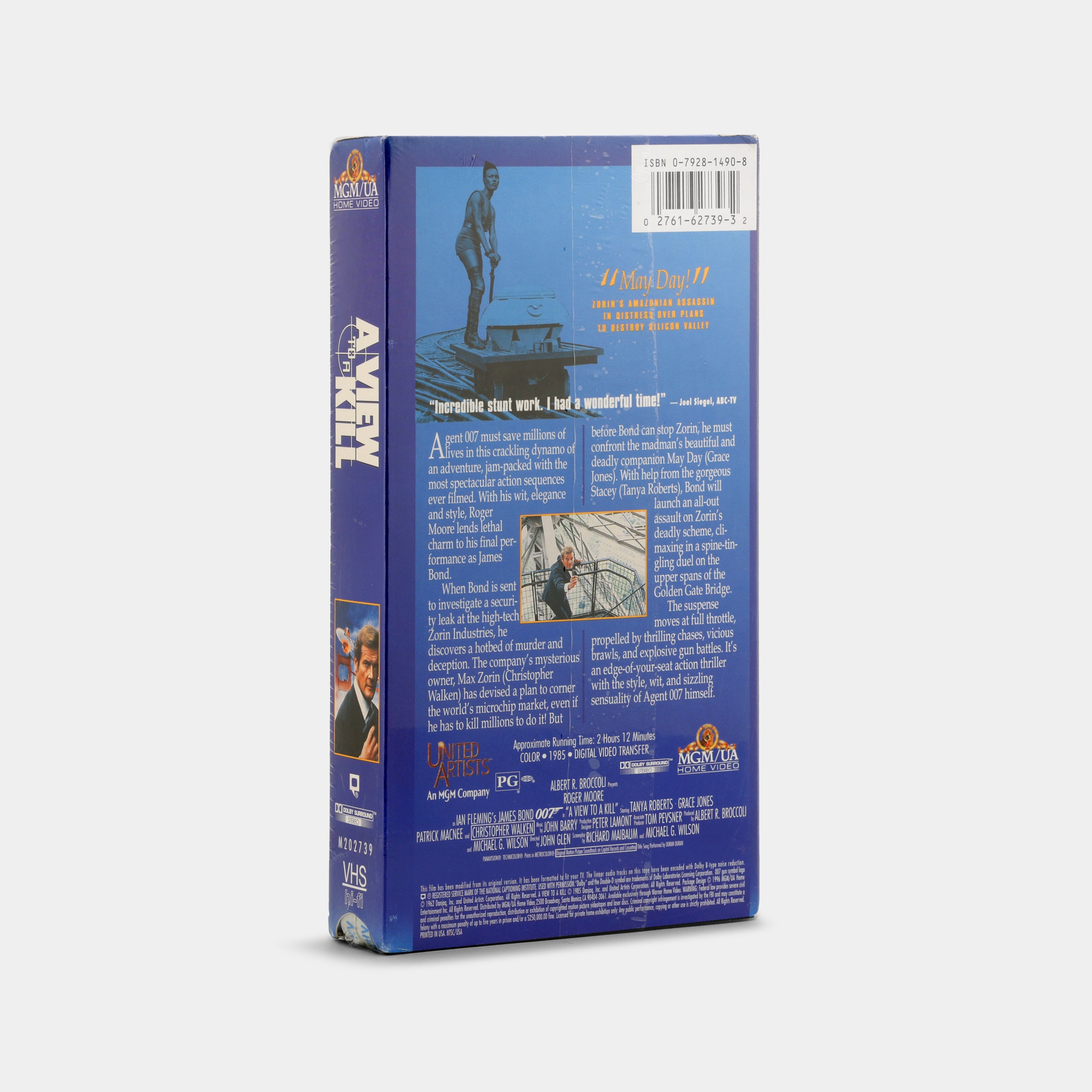 James Bond 007: A View To A Kill (Sealed) VHS Tape
