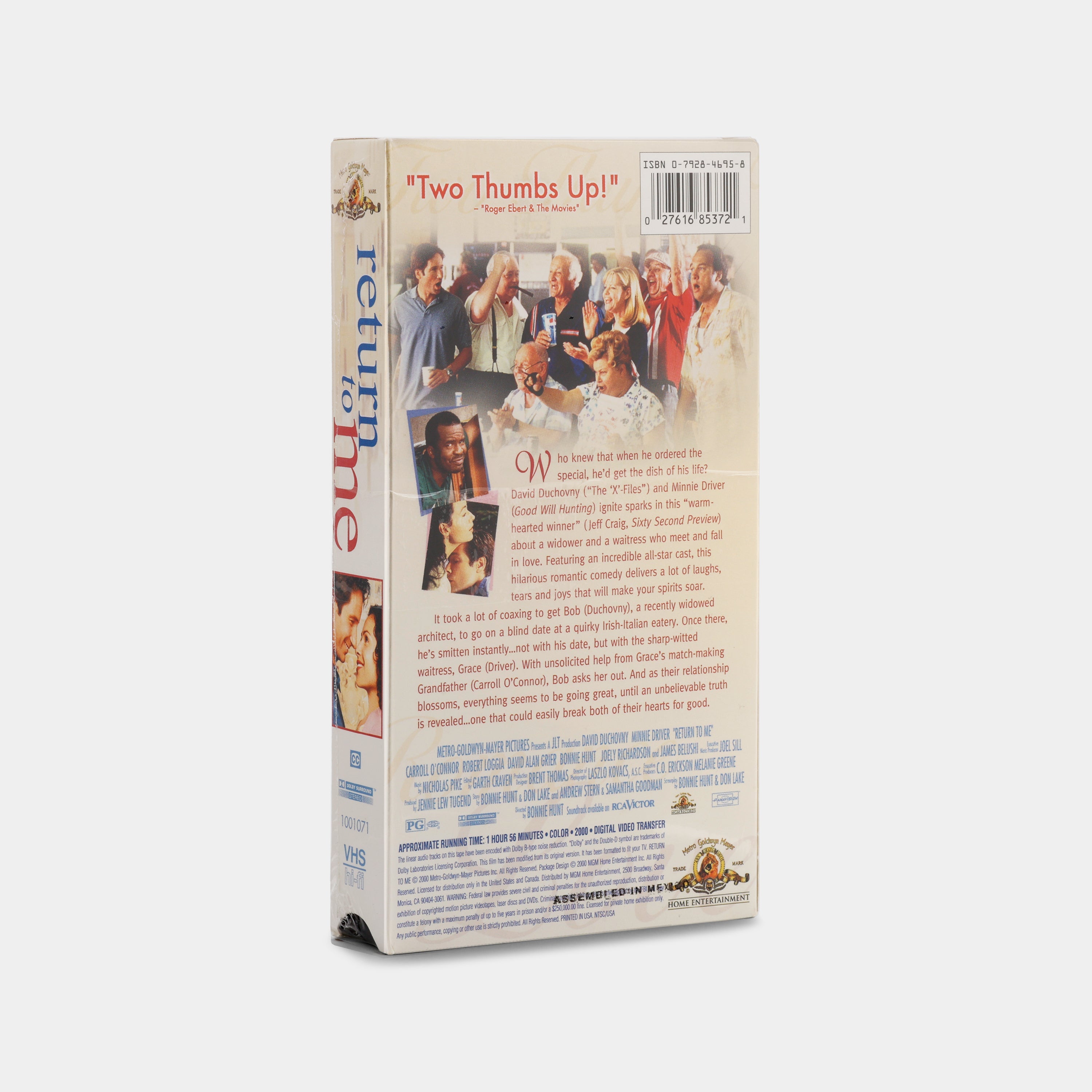 Return to Me (Sealed) VHS Tape