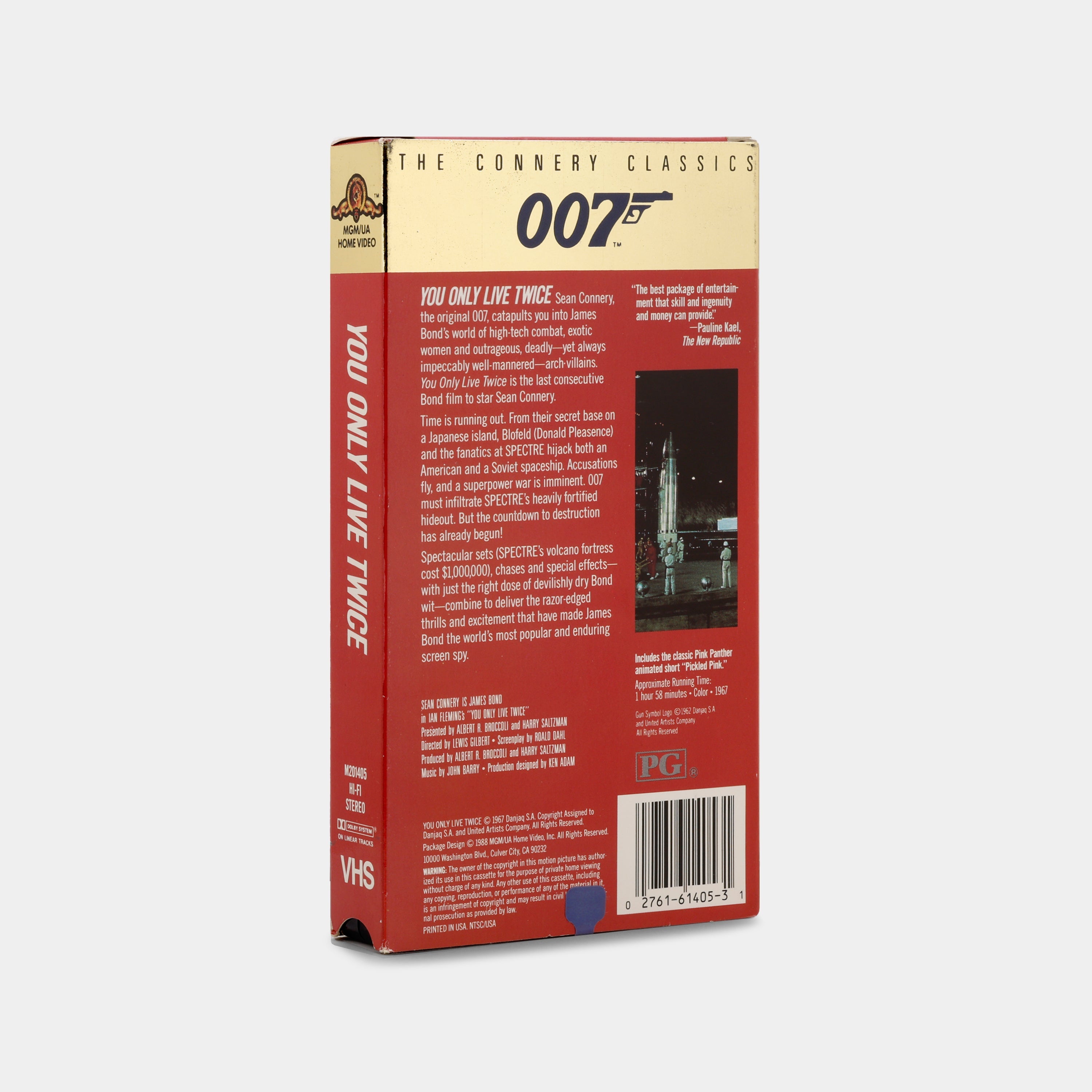 James Bond 007: You Only Live Twice VHS Tape