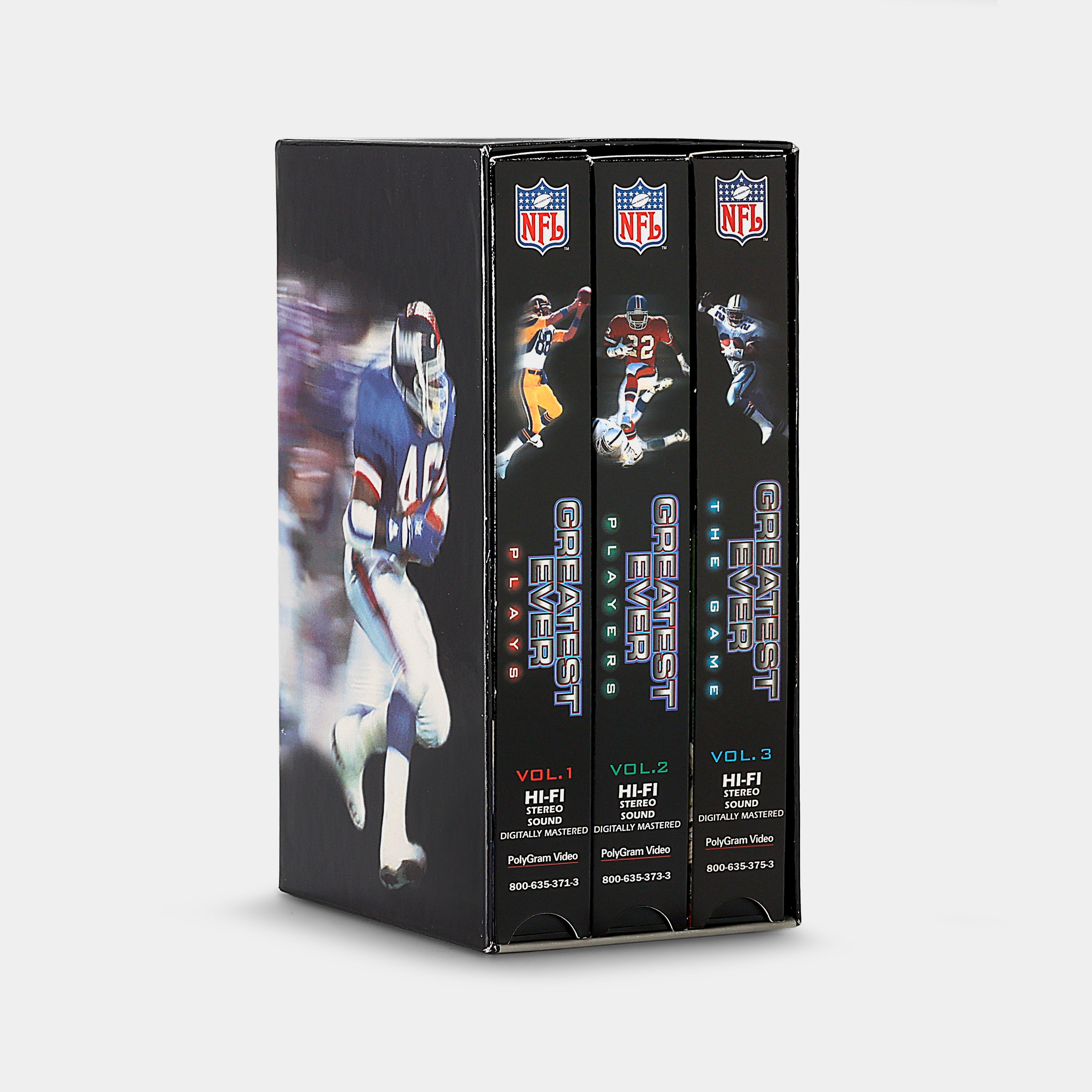 NFL's Greatest Ever Series Box Set Vols. 1-3 VHS Tape Set – Retrospekt