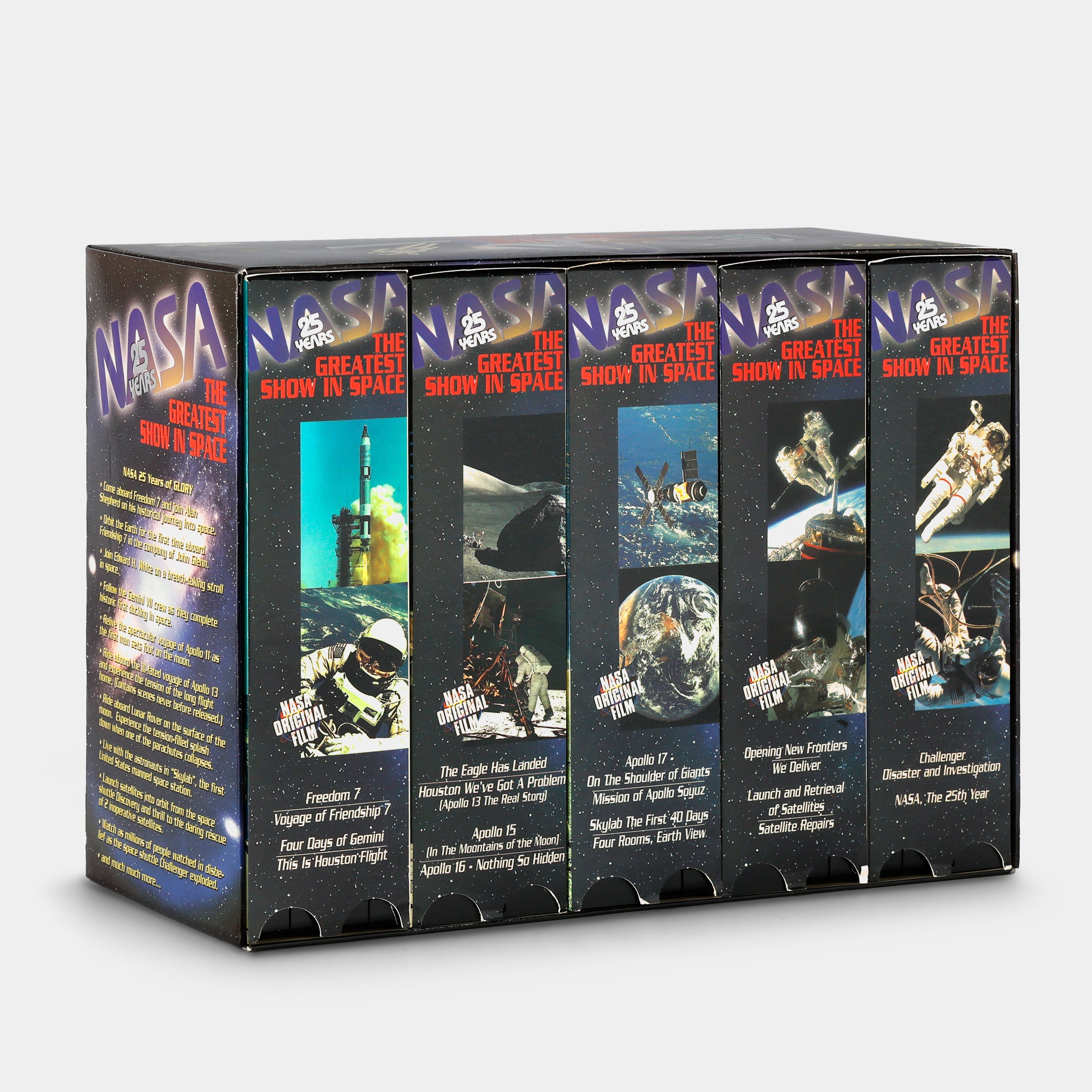 NASA 25 Years: The Greatest Show in Space VHS Tape Set