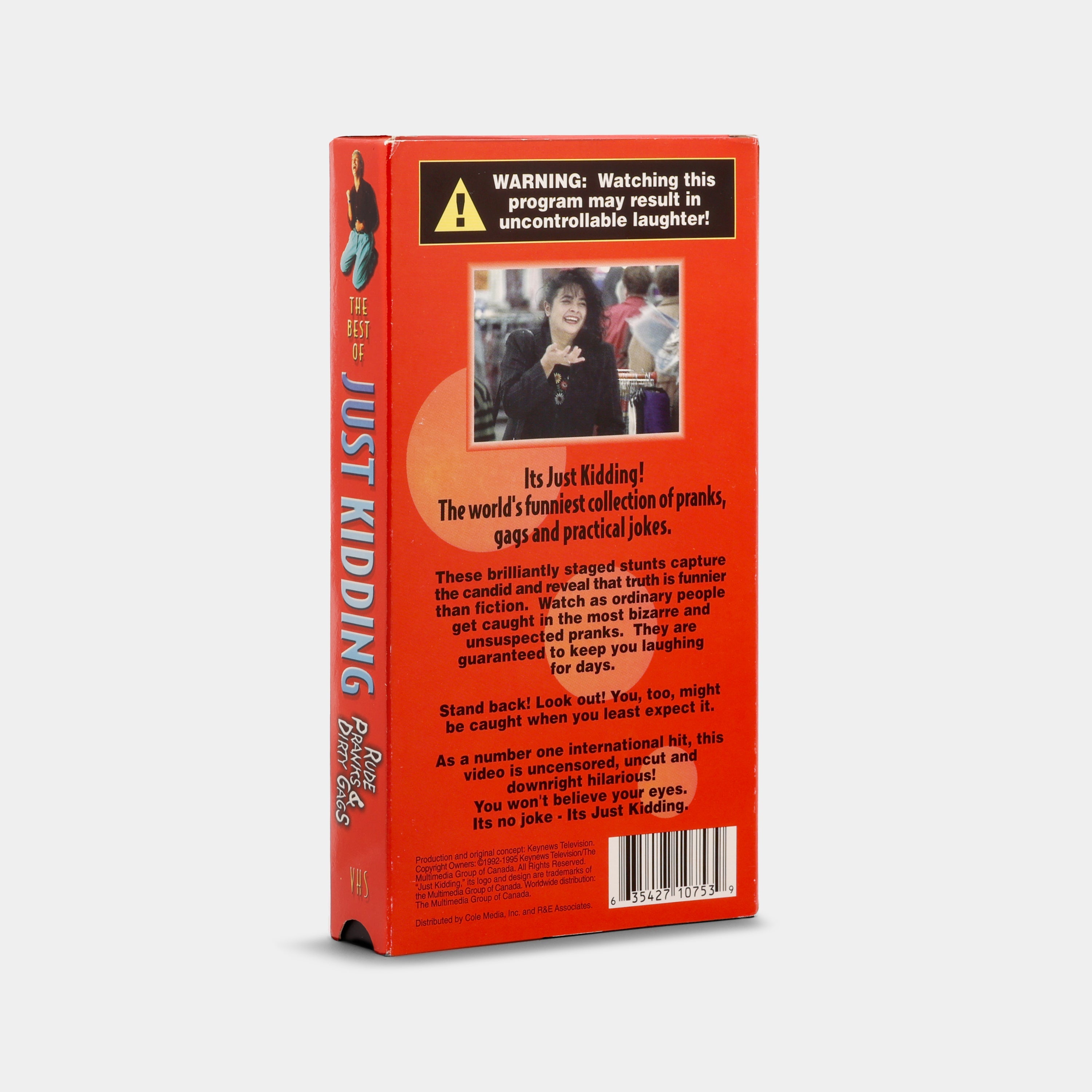 The Best of Just Kidding: Rude Pranks & Dirty Gags VHS Tape