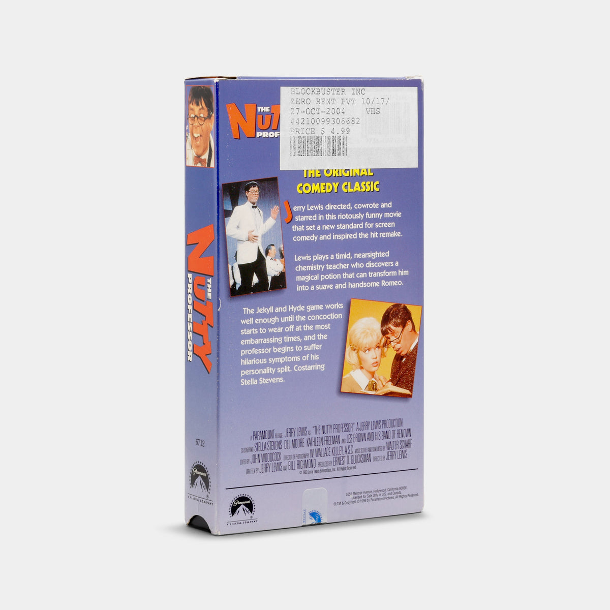The Nutty Professor VHS Tape