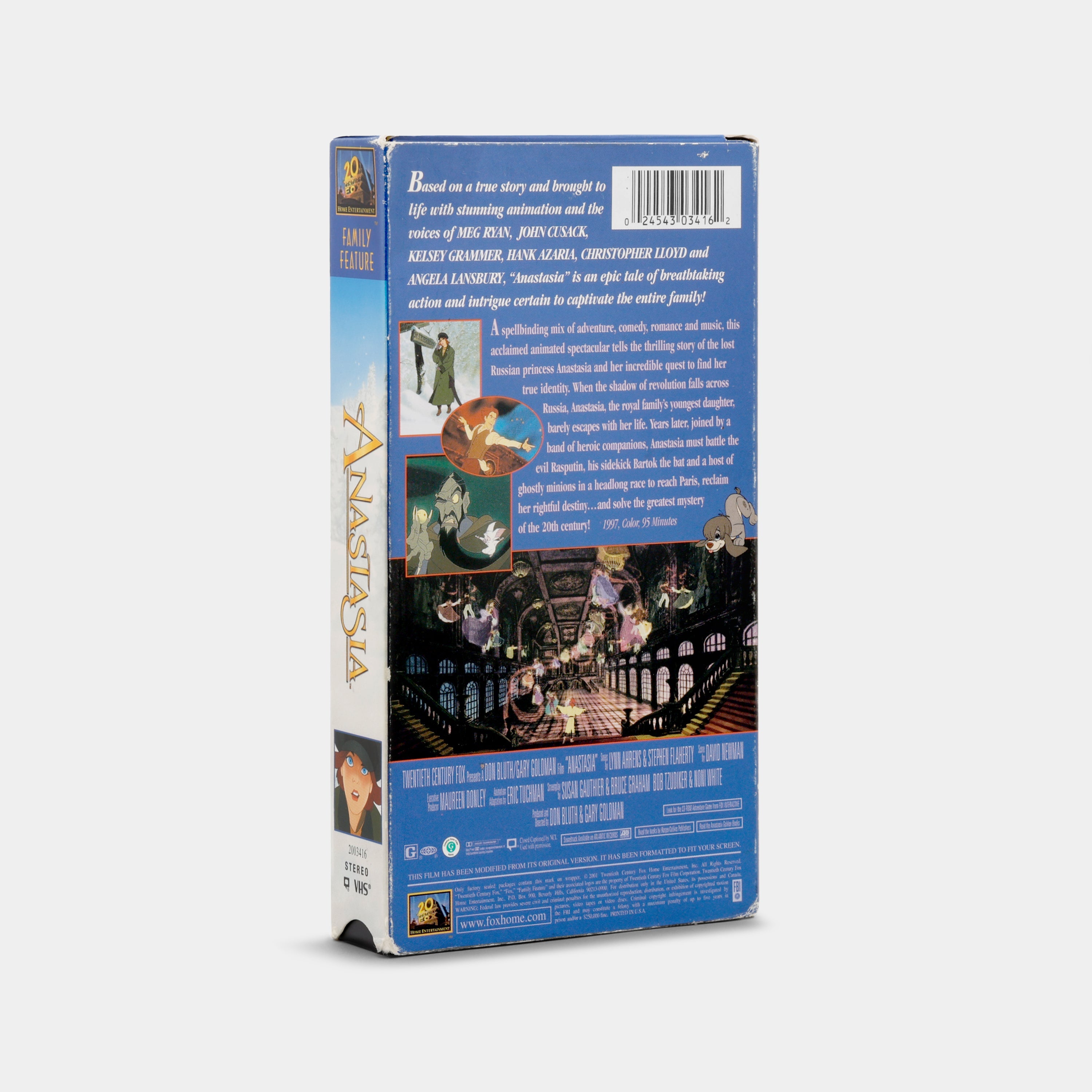 Anastasia VHS Tape