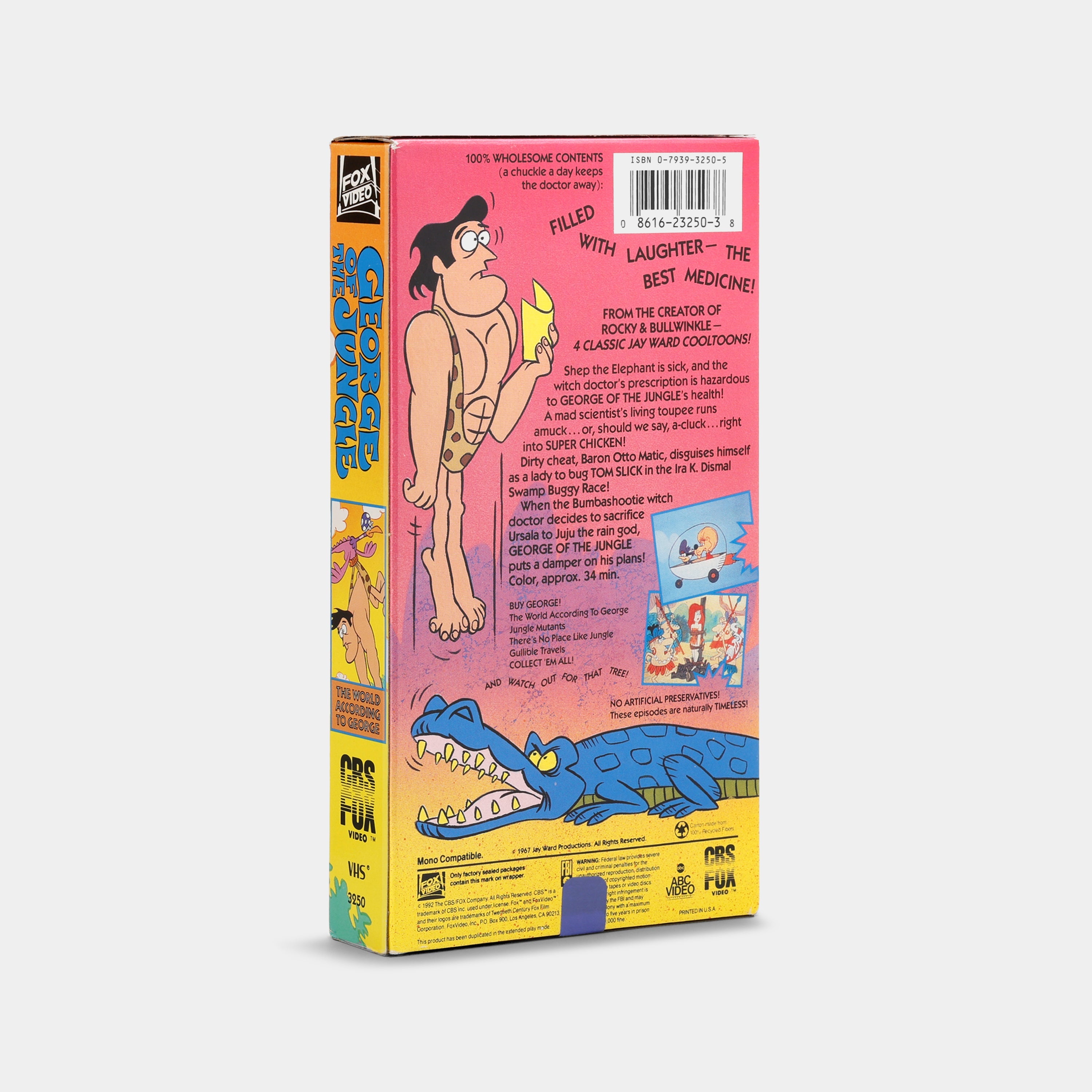 George of the Jungle: The World According to George VHS Tape