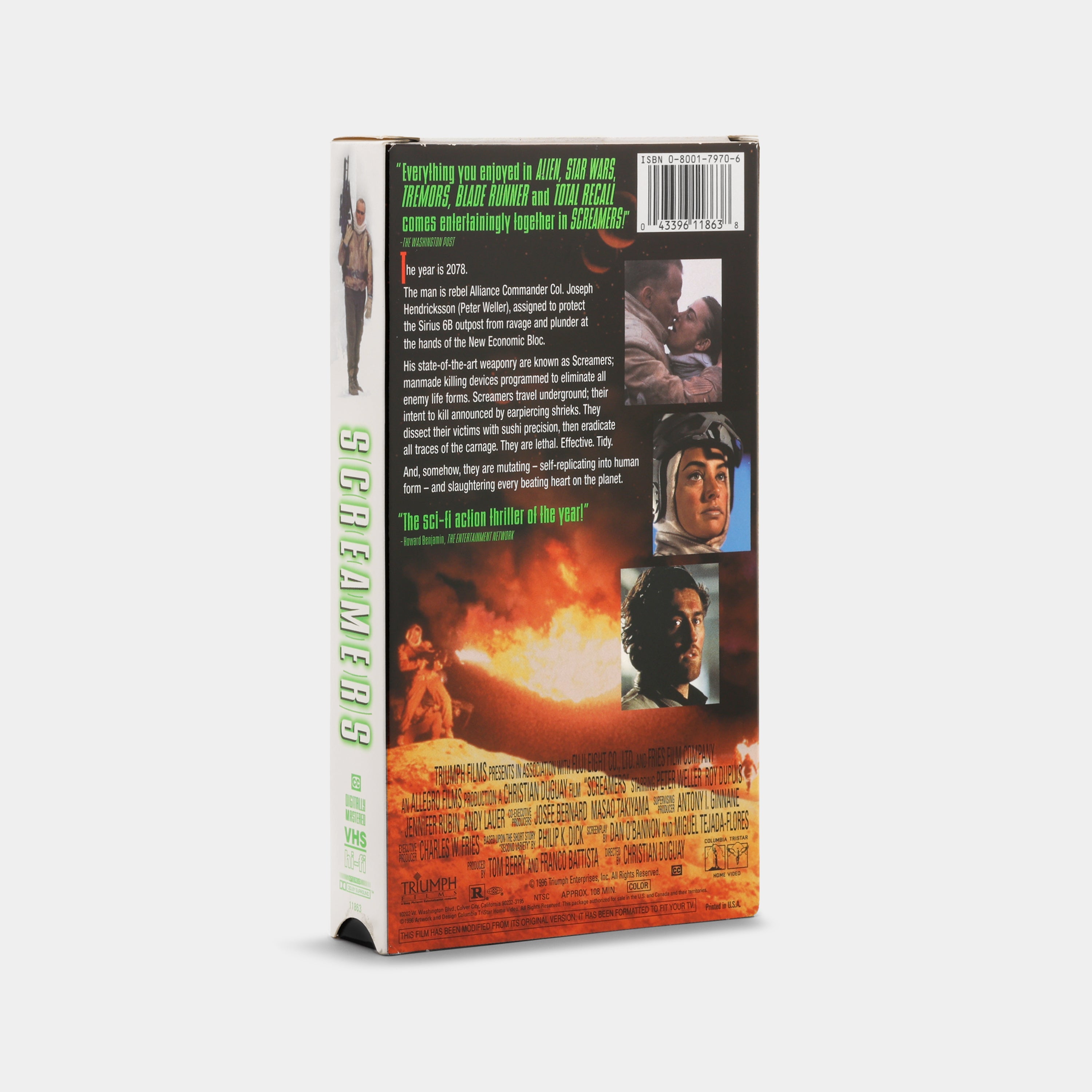 Screamers VHS Tape
