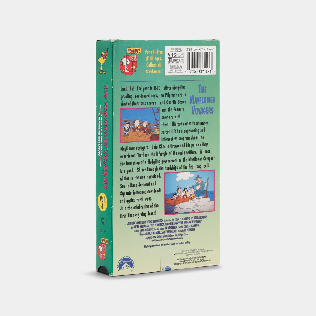 This Is America, Charlie Brown: The Mayflower Voyagers VHS Tape