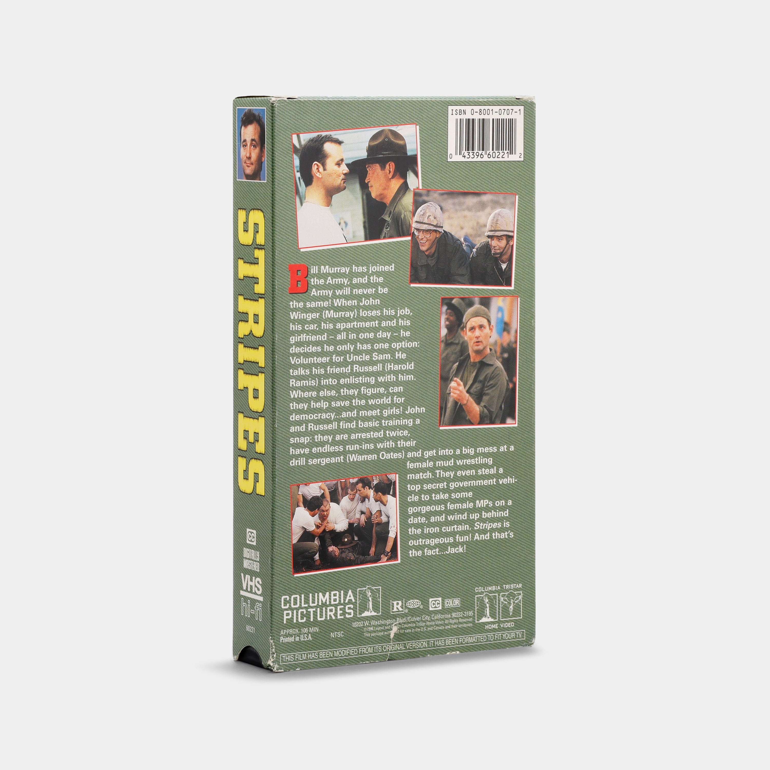 Stripes VHS Tape