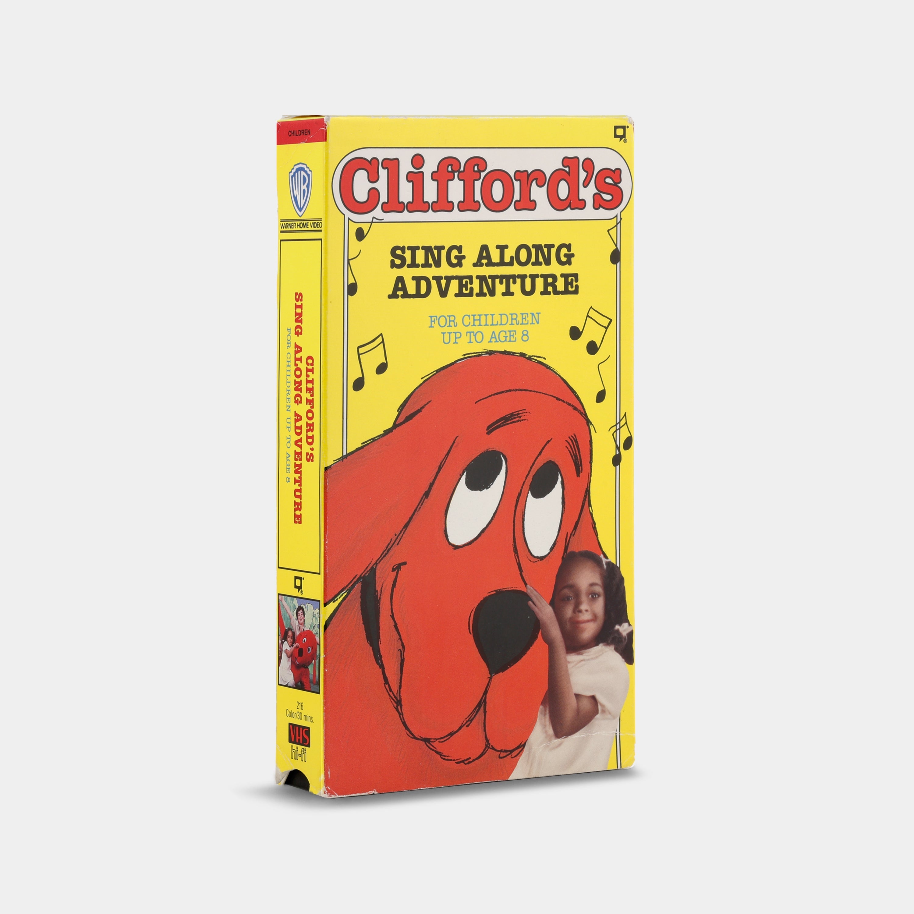 Clifford's Sing Along Adventure VHS Tape