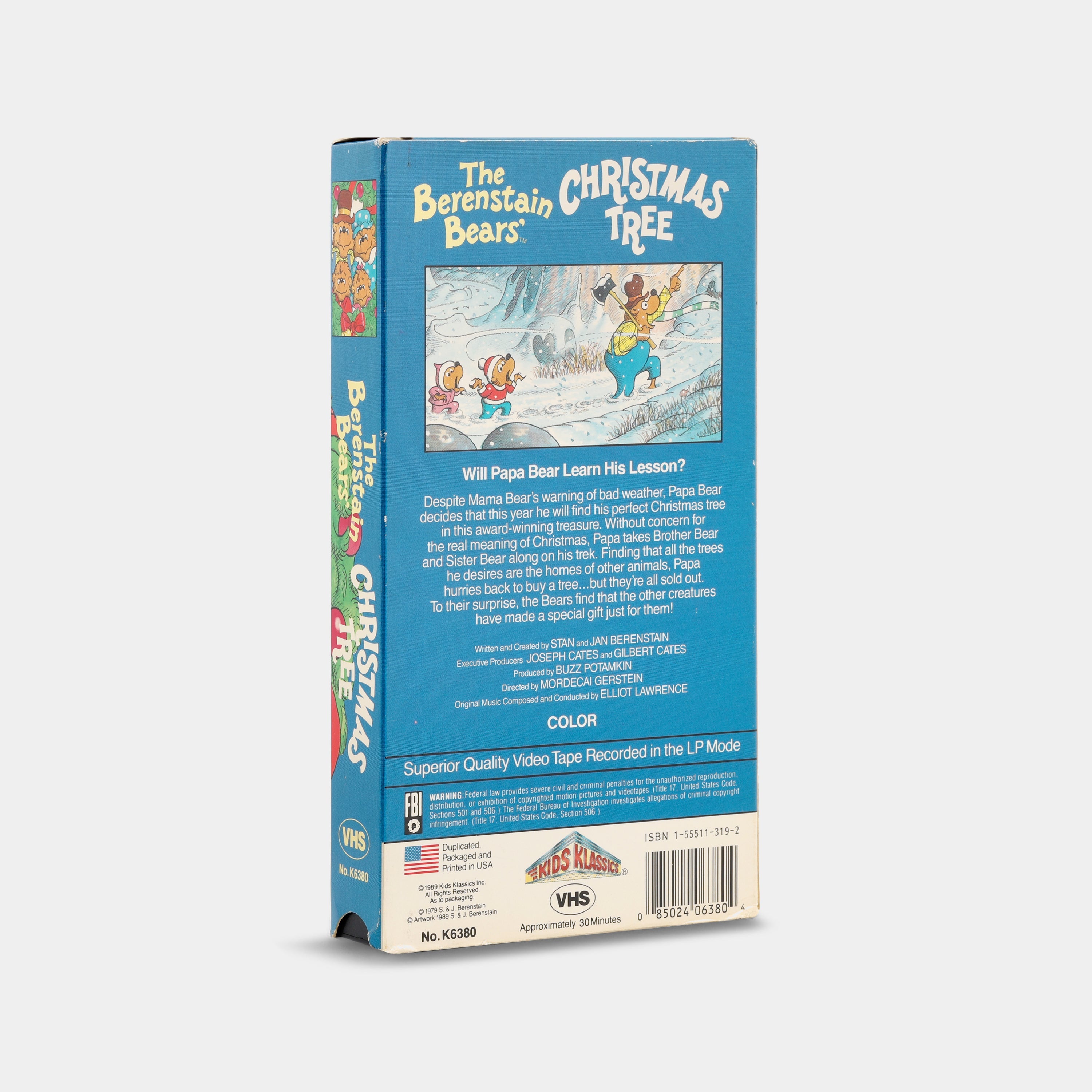 The Berenstain Bears' Christmas Tree VHS Tape