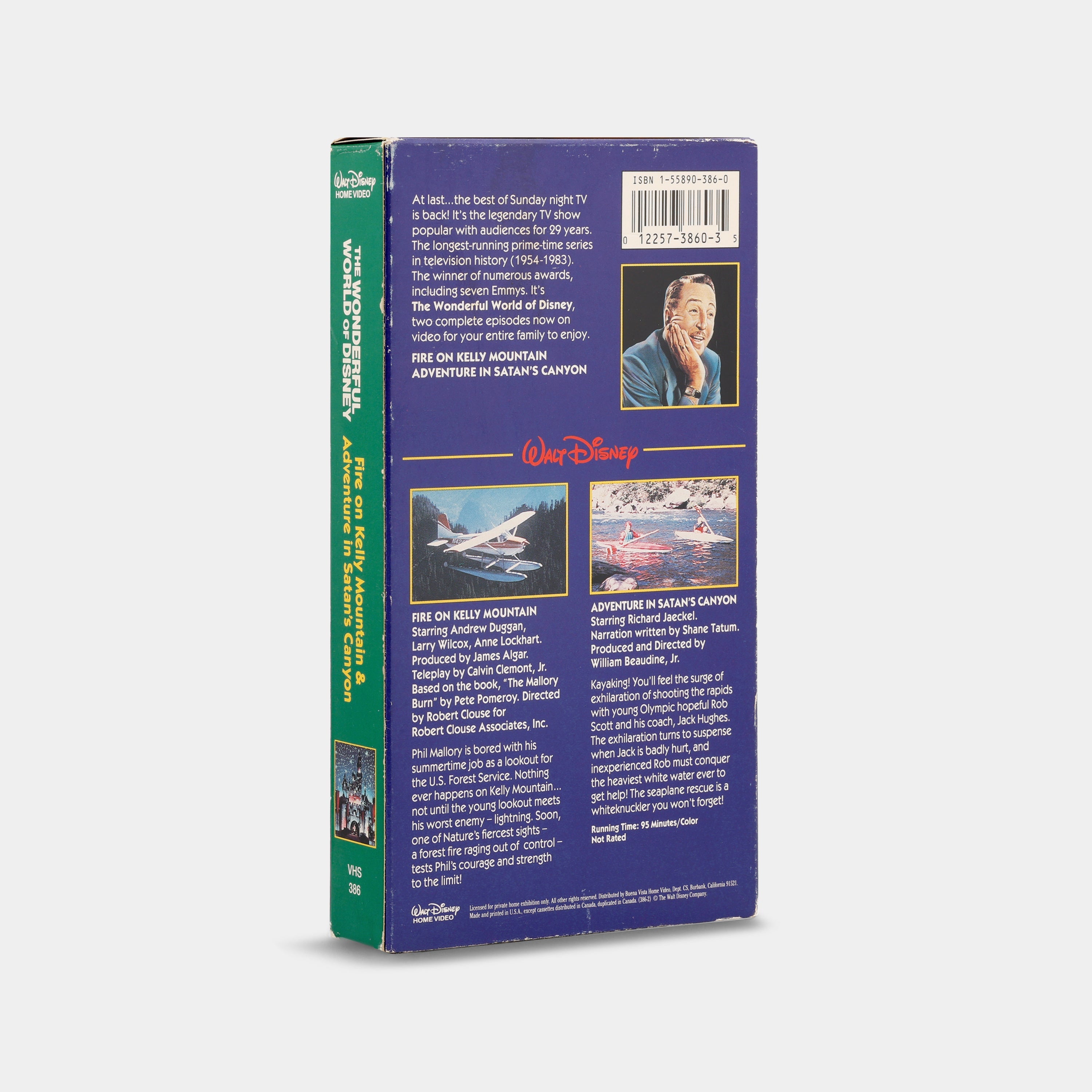 The Wonderful World of Disney: Fire on Kelly Mountain & Adventure in Satan's Canyon VHS Tape