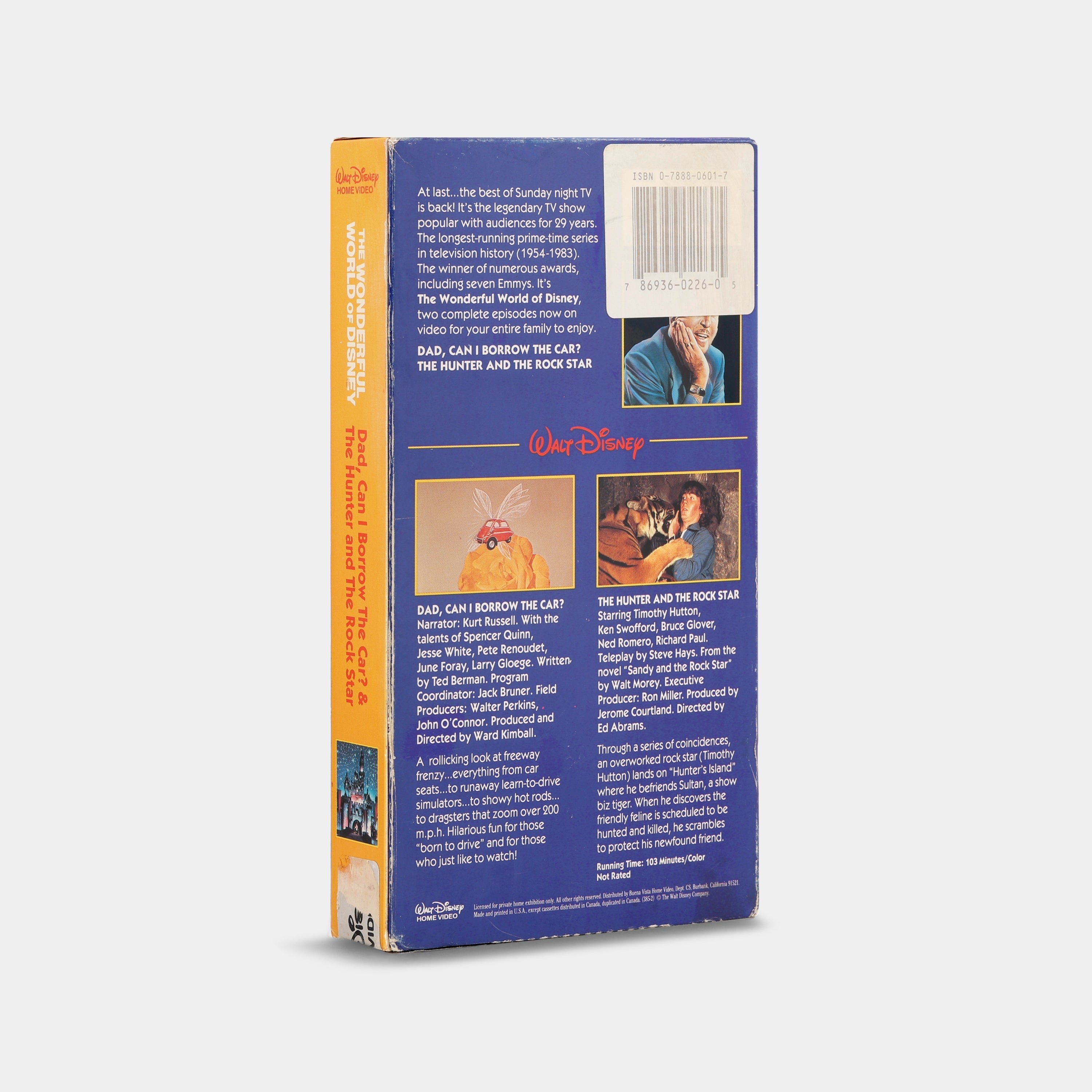 The Wonderful World of Disney: Dad, Can I Borrow the Car? & The Hunter and the Rock Star VHS Tape