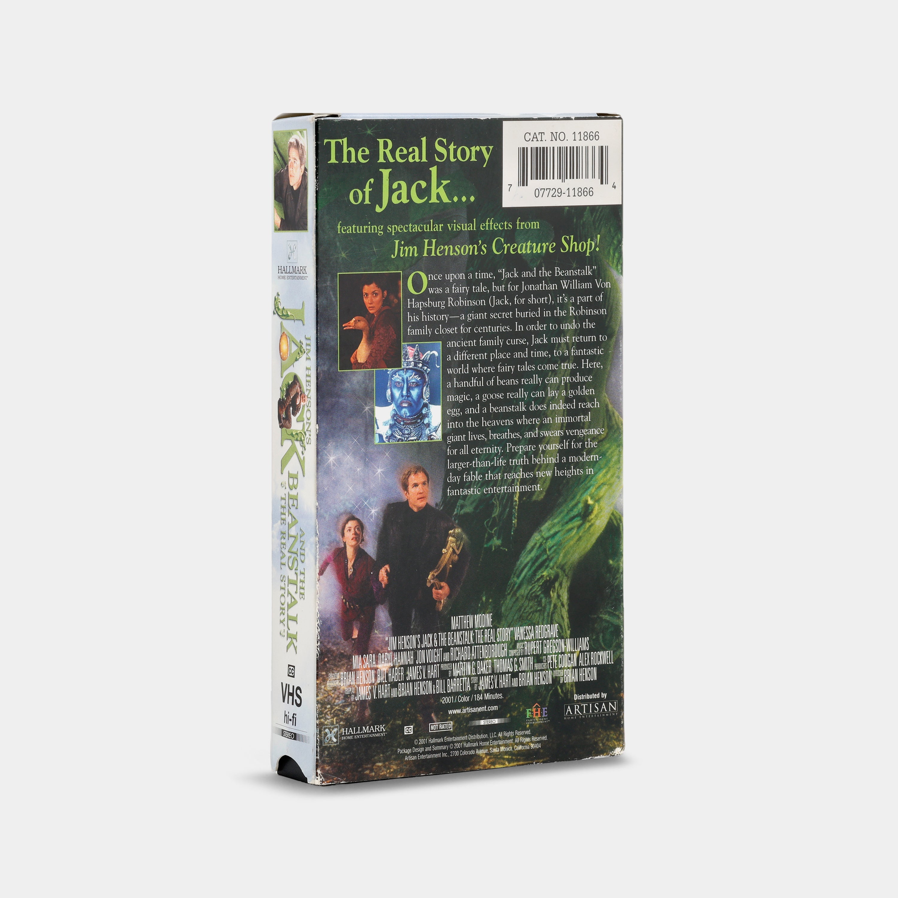 Jim Henson's Jack and the Beanstalk: The Real Story VHS Tape