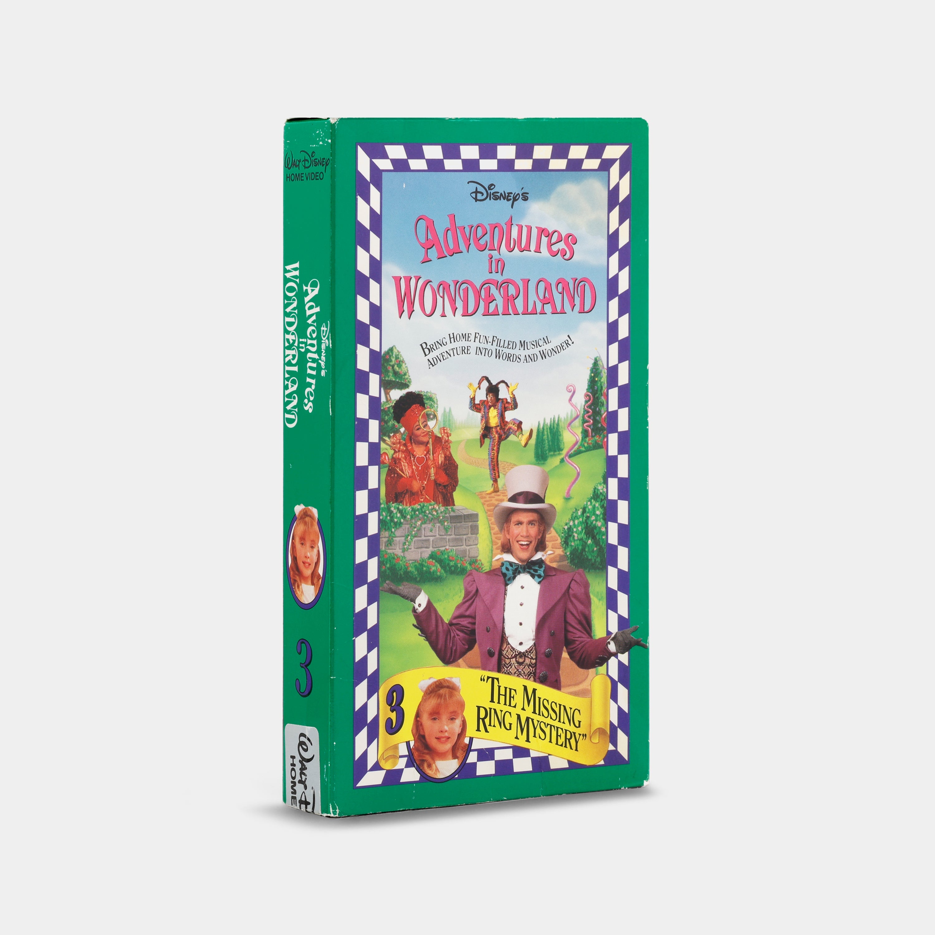 Disney's Adventures in Wonderland: The Missing Ring Mystery VHS Tape