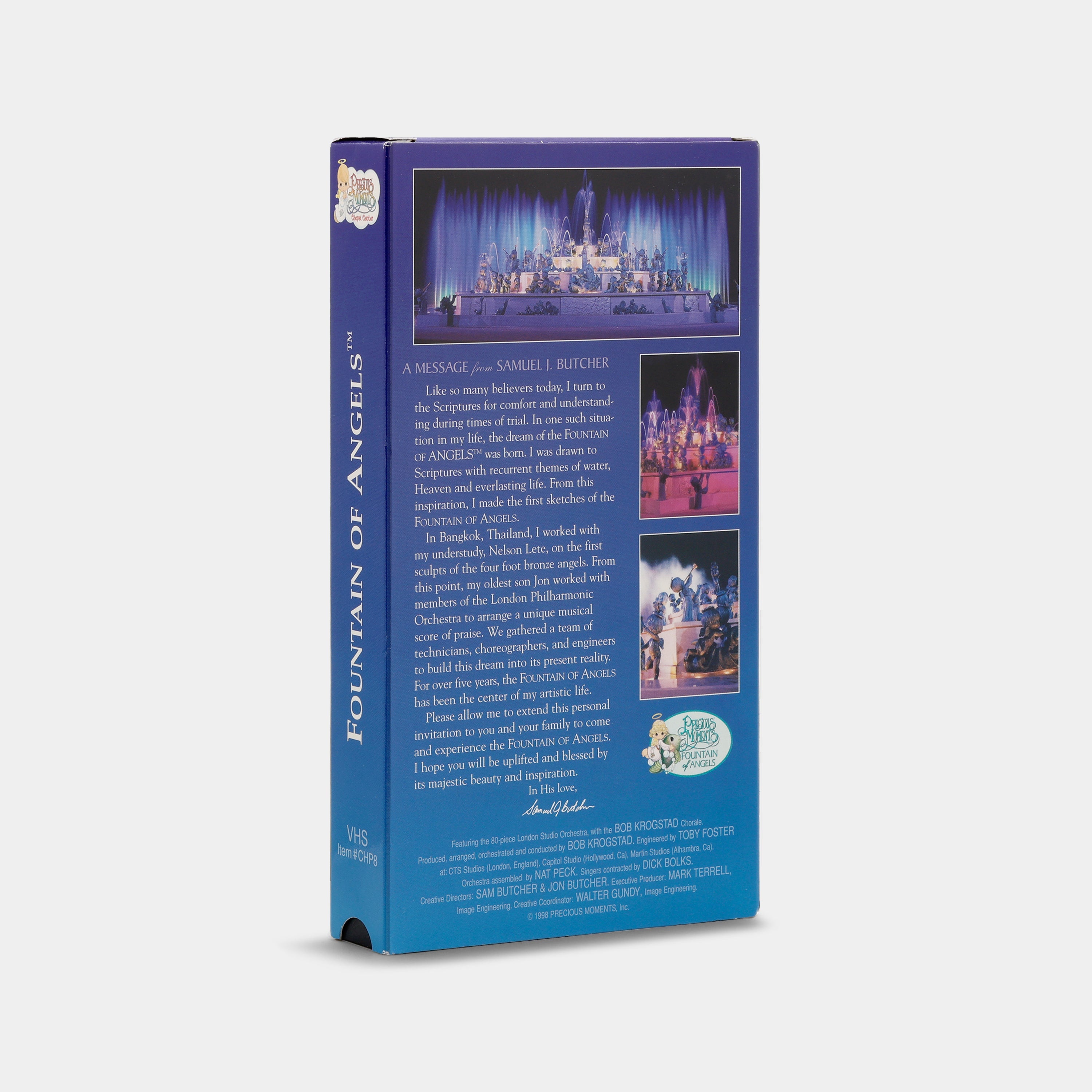 Precious Moments: Fountain of Angels VHS Tape